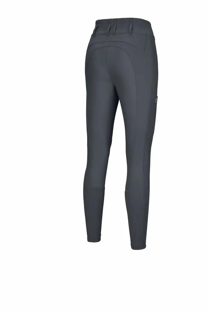 Pikeur Dames New Candela Rijbroek Lederen Grip Hoge Taille Classic Zwart - 6/7