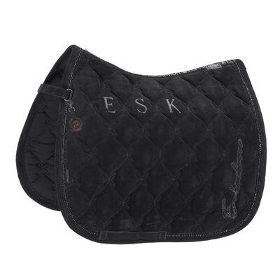Eskadron Zadeldek Velours Crystal Platinum 25 Zwart - 2/6