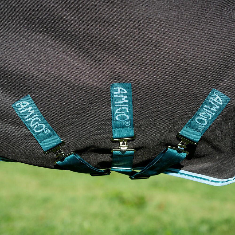 Horseware Amigo Bravo 12 Plus (disc Front) Turnout 250g Bleu - 3/4