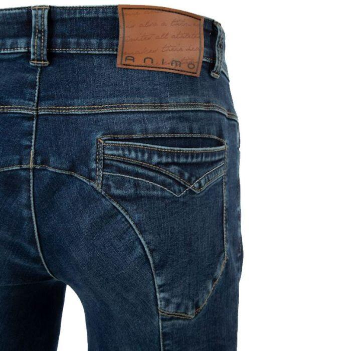 Animo Mahican Jeans Knie Grip Heren Rijbroek Blauw - 3/3