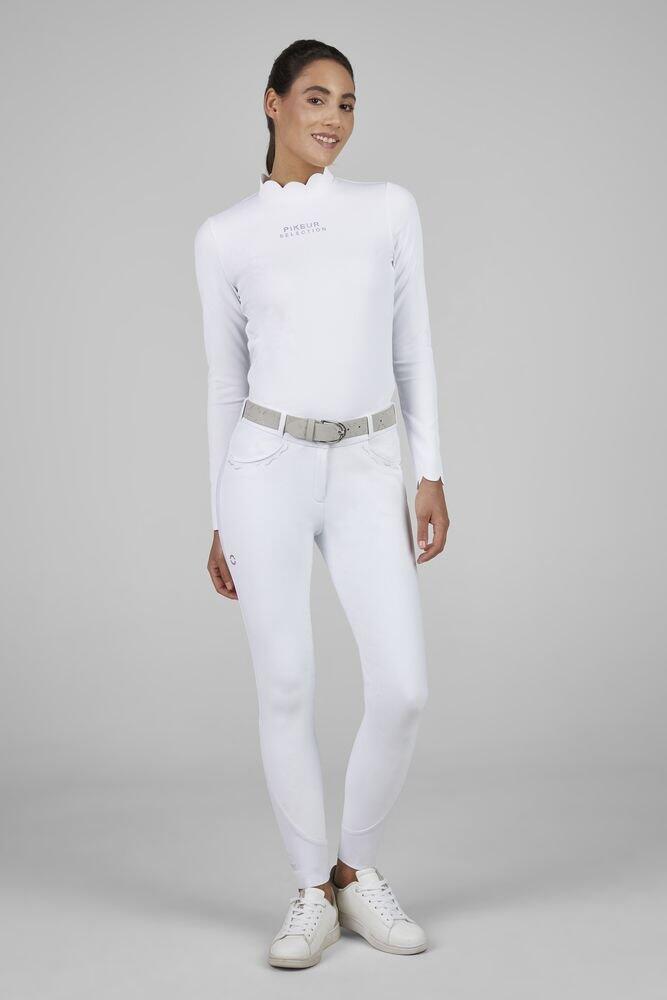 Pikeur Ceelina Sd 4575 Hoge Taille Full Grip Rijbroek Dames Ss25 Wit - 2/4