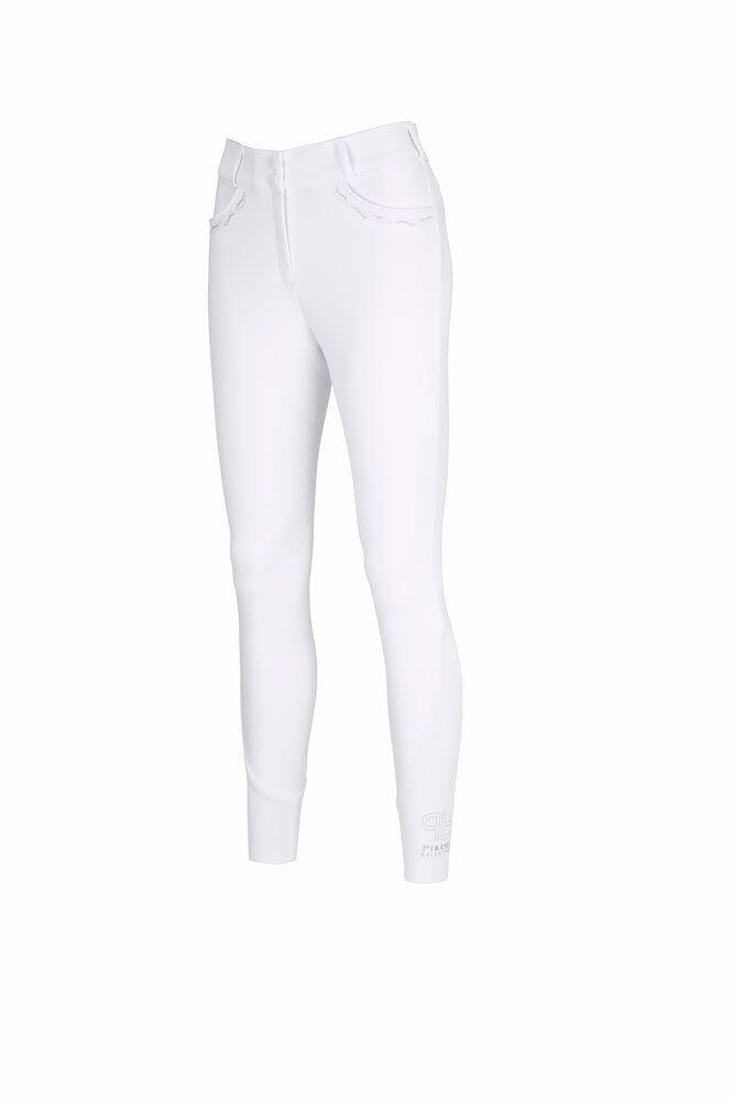 Pikeur Ceelina Sd 4575 Hoge Taille Full Grip Rijbroek Dames Ss25 Wit - 1/4