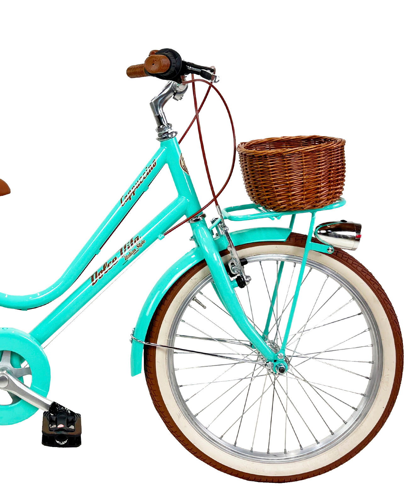 Mädchenfahrrad Dolce Vita CAPPUCCINO 20" 7V mit korb - Tiffany 3/3