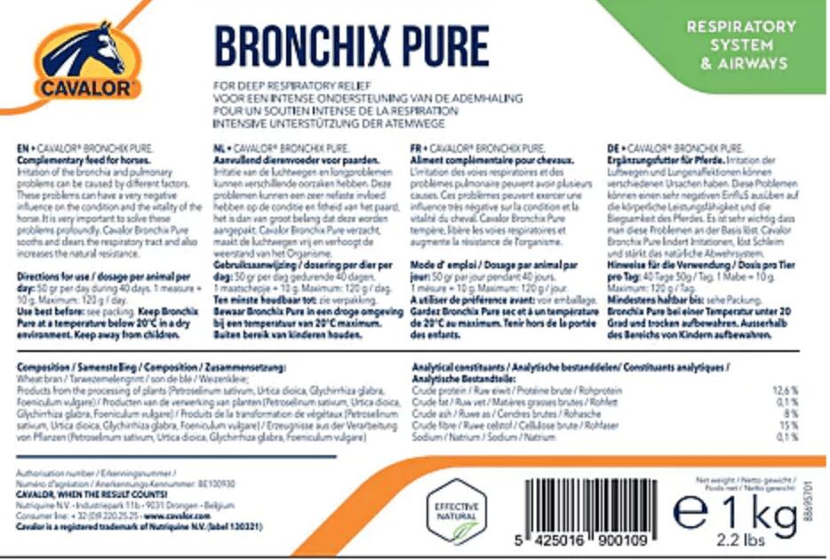 Cavalor Bronchix Pure  - 4/5