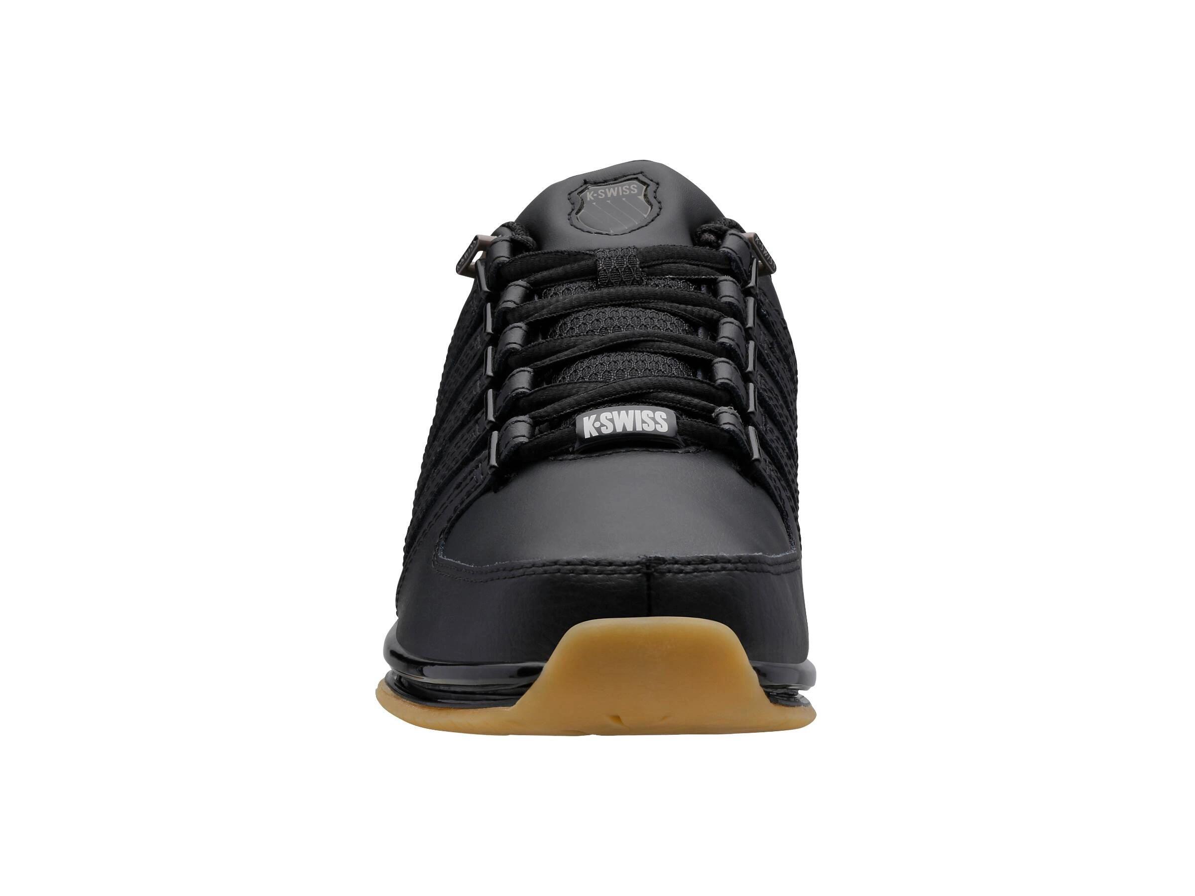 Zapatillas de cuero K-SWISS Rinzler para hombre en negro, deportivas 4/5