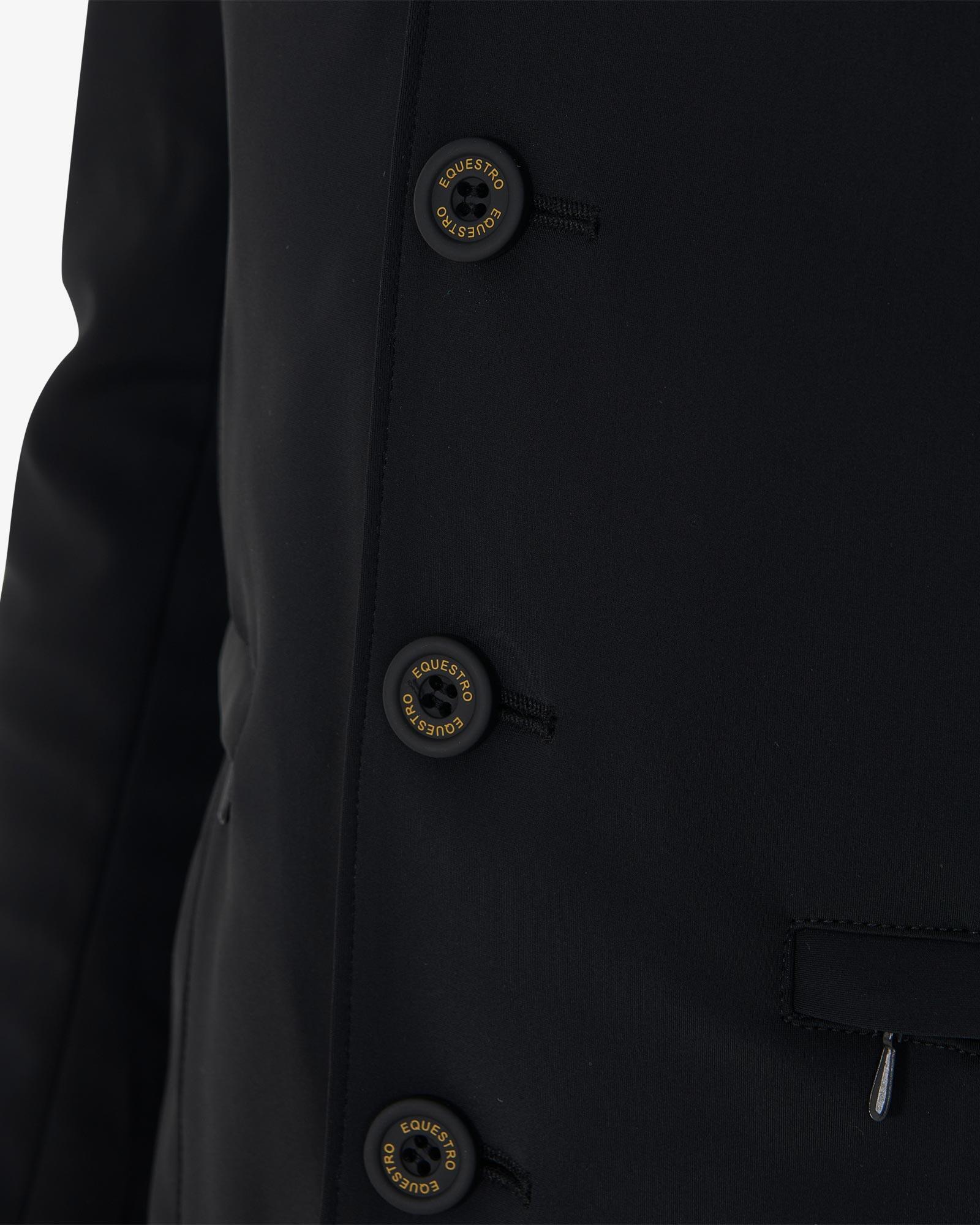 Equestro Heren Wedstrijdjas Met Contrasterend Geborduurd Logo Blauw - 4/7