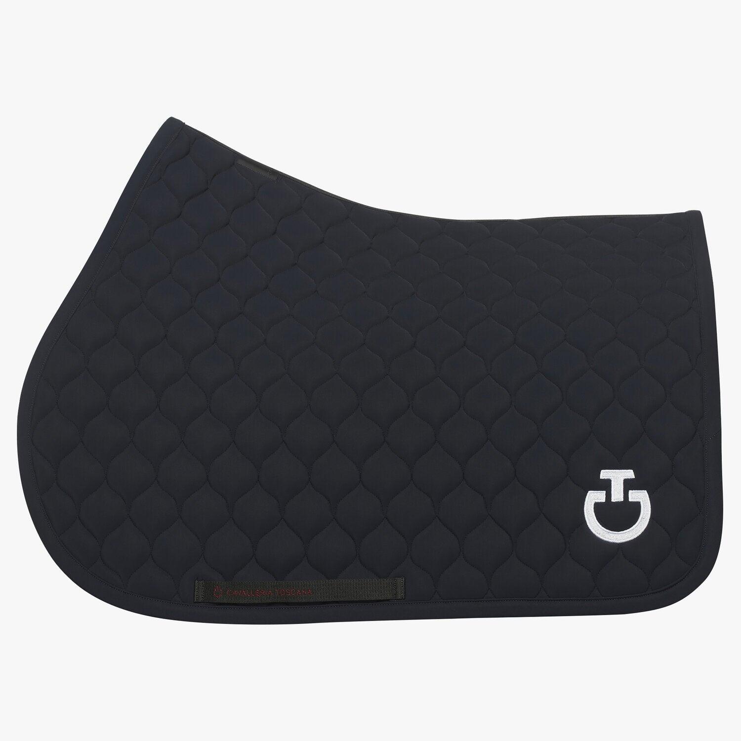 Cavalleria Toscana Circular-quilted Zadeldek Jumping Blauw - 4/4