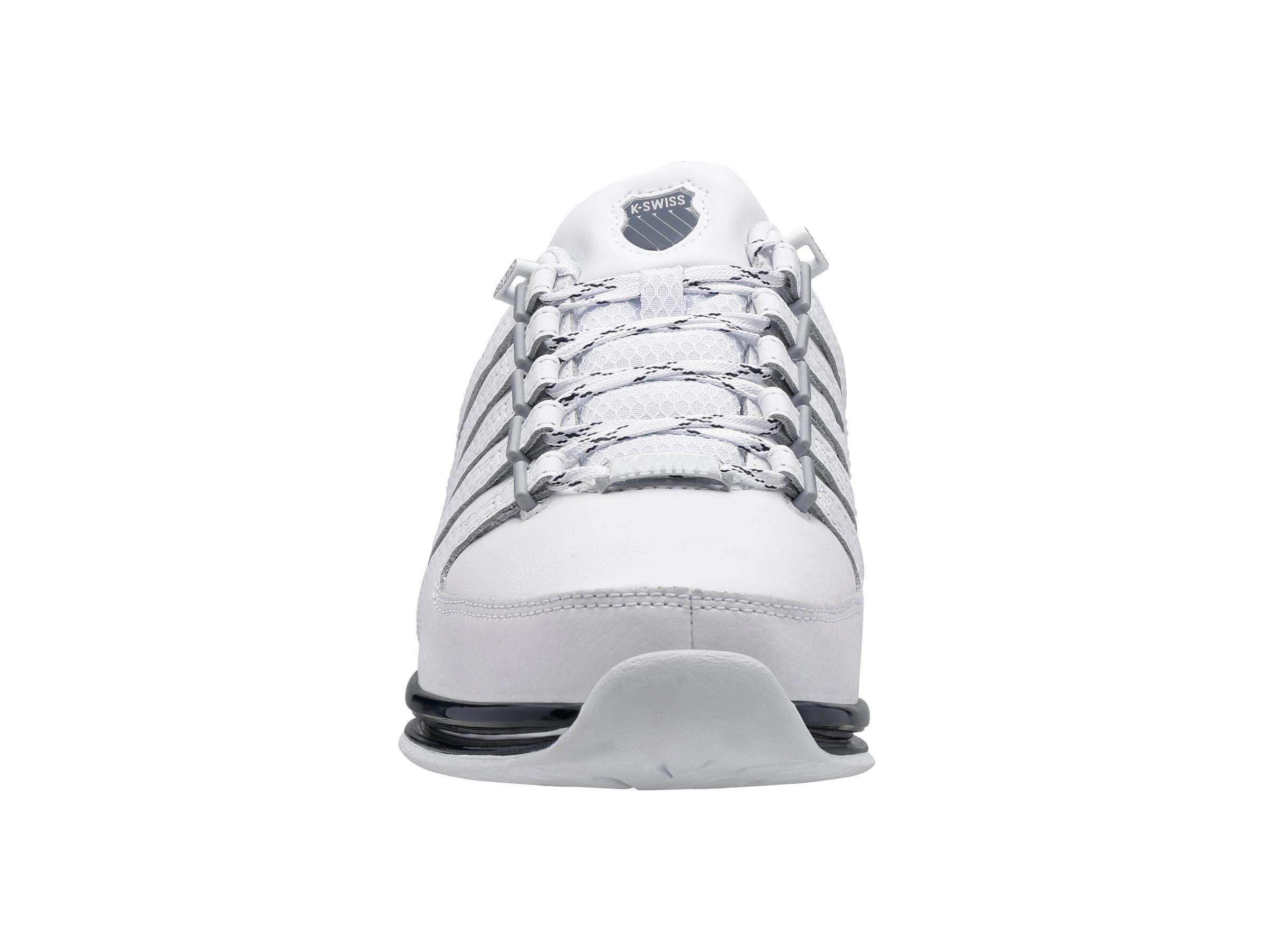 Zapatillas casuales K-SWISS Rinzler para hombre en piel, blancas 3/5