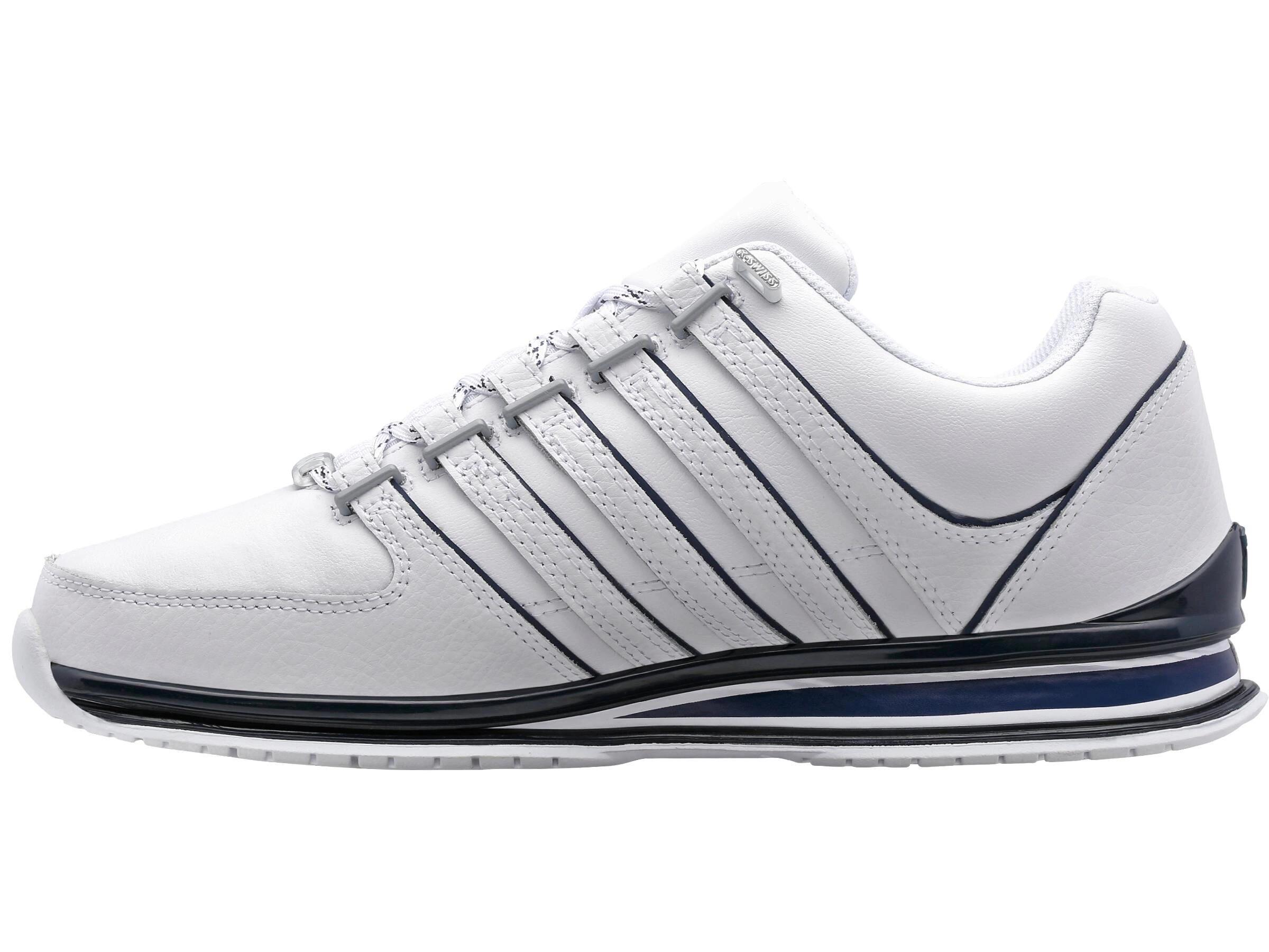 Zapatillas casuales K-SWISS Rinzler para hombre en piel, blancas 5/5