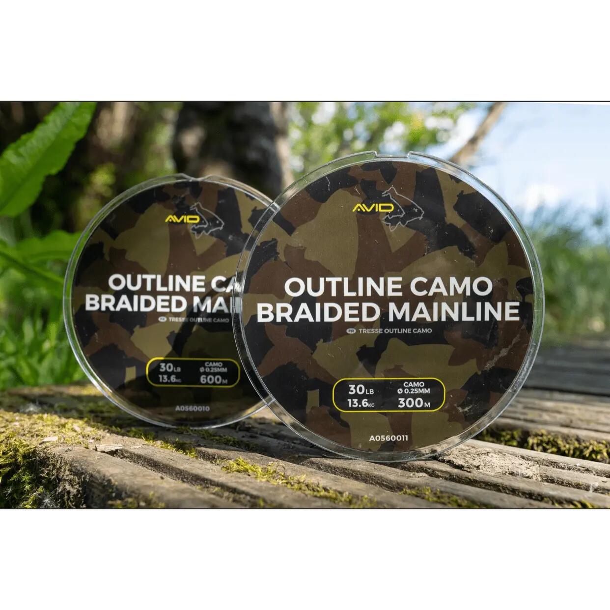 Trenza de lino principal Avid outline camo 300 m 3/5