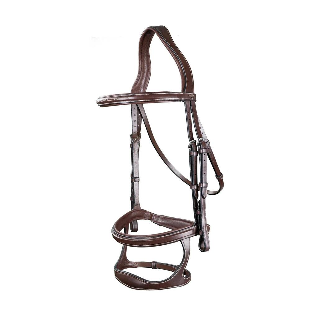 Anatomical double noseband bridle Dy'on