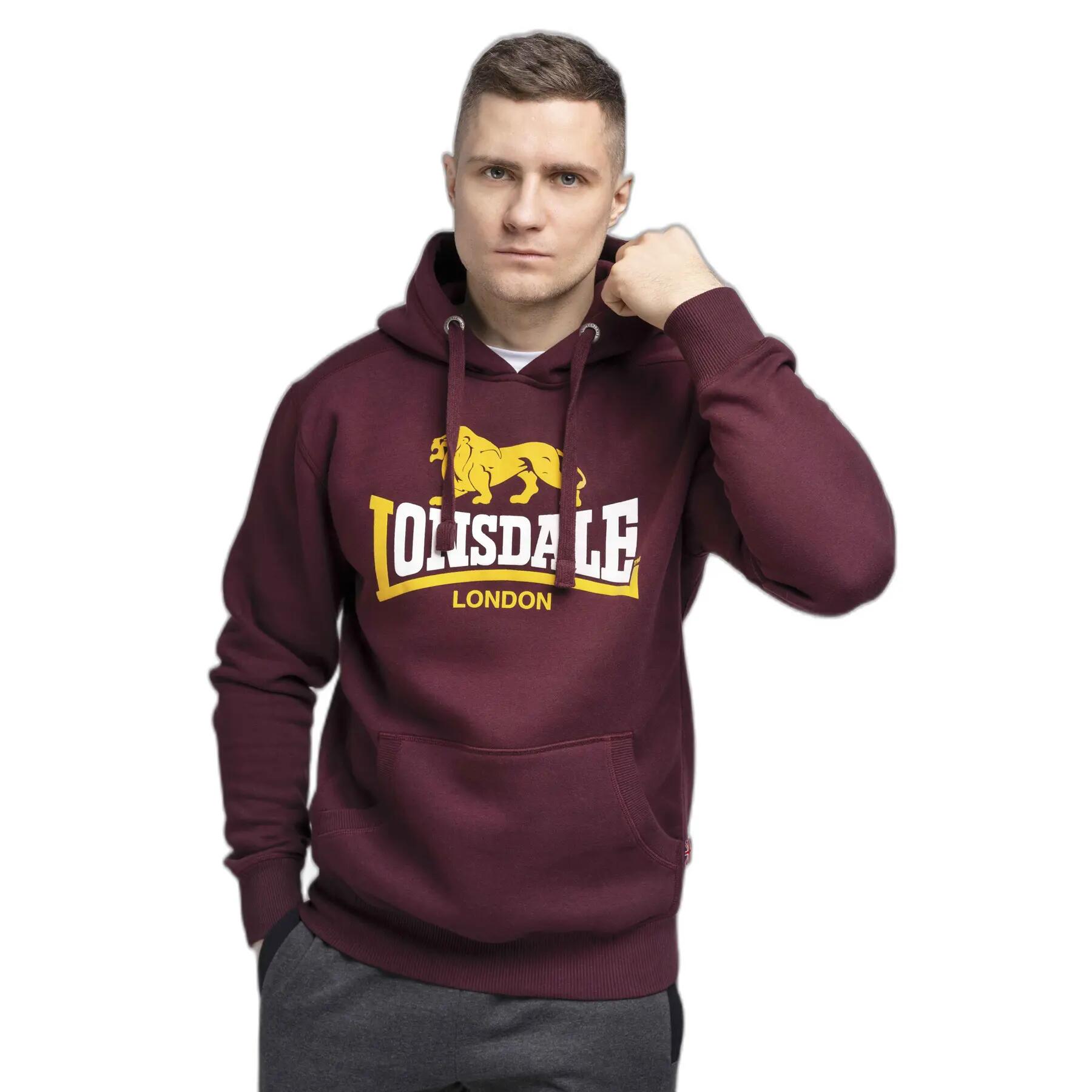 Felpa con cappuccio Lonsdale Thurning 2/6