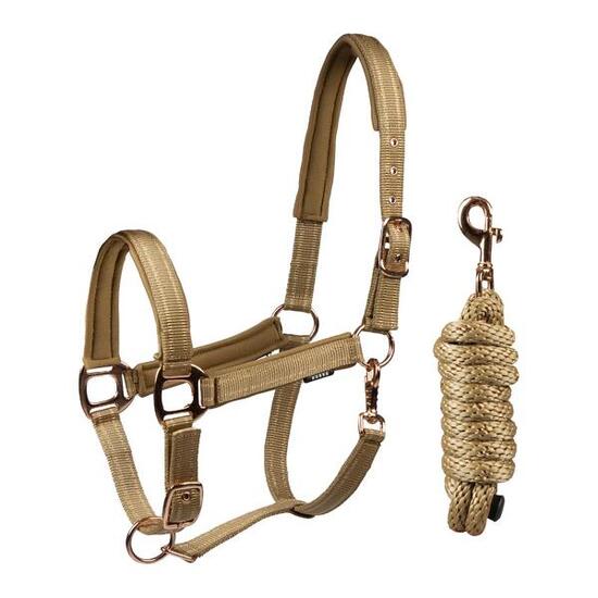 Licol pour cheval avec longe Horka Deluxe