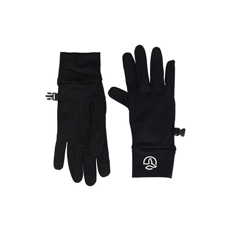 Guantes Ternua Avati Negro Táctil con Ajuste de Muñeca 2/2