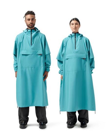 Regenponcho – Blaugrau Gr. S