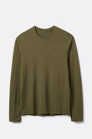 Rab Men's Force Long Sleeve Baselayer Top Olive