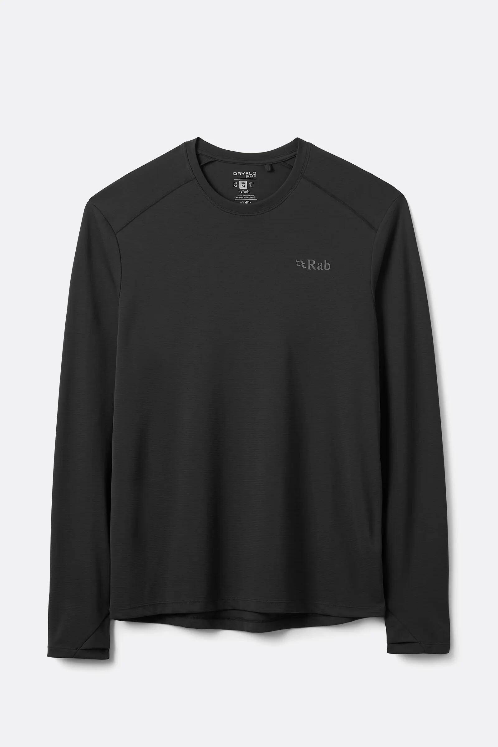 Rab Men's Force Long Sleeve Baselayer Top Black -  1