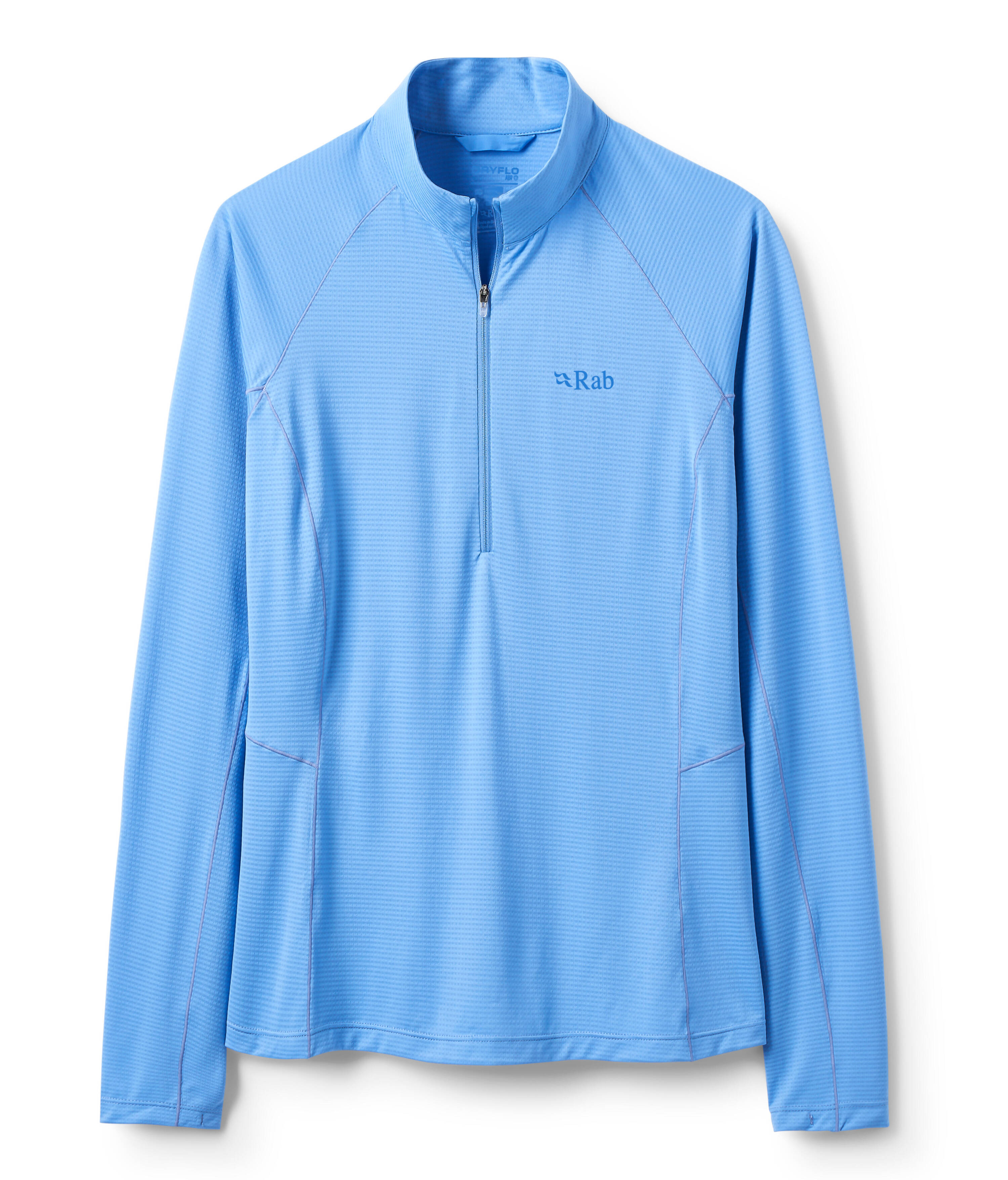 Rab Women's Sonic Long Sleeve Baselayer Zip Top Bluebird -  1