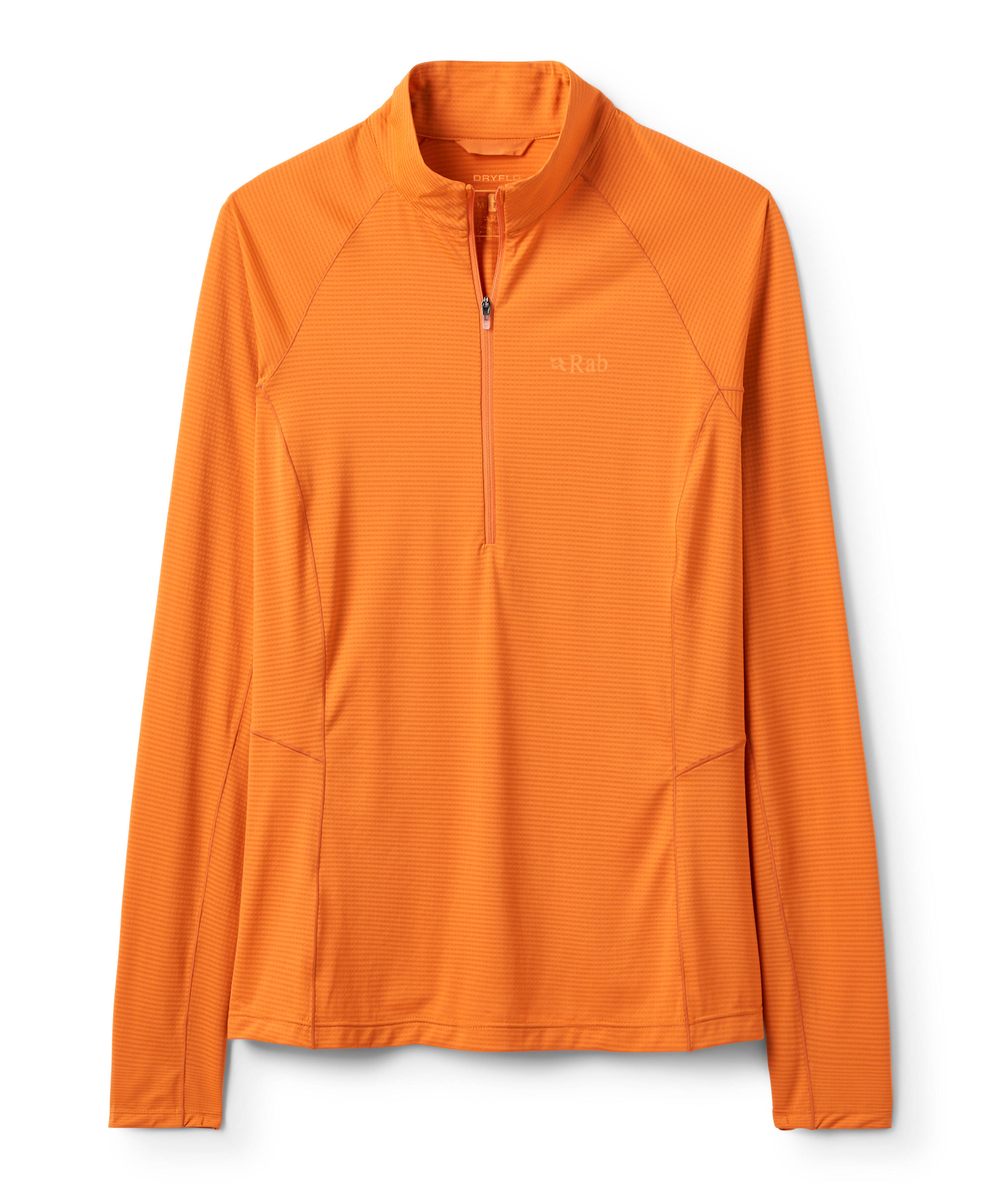 Rab Women's Sonic Long Sleeve Baselayer Zip Top Dark Melba -  1