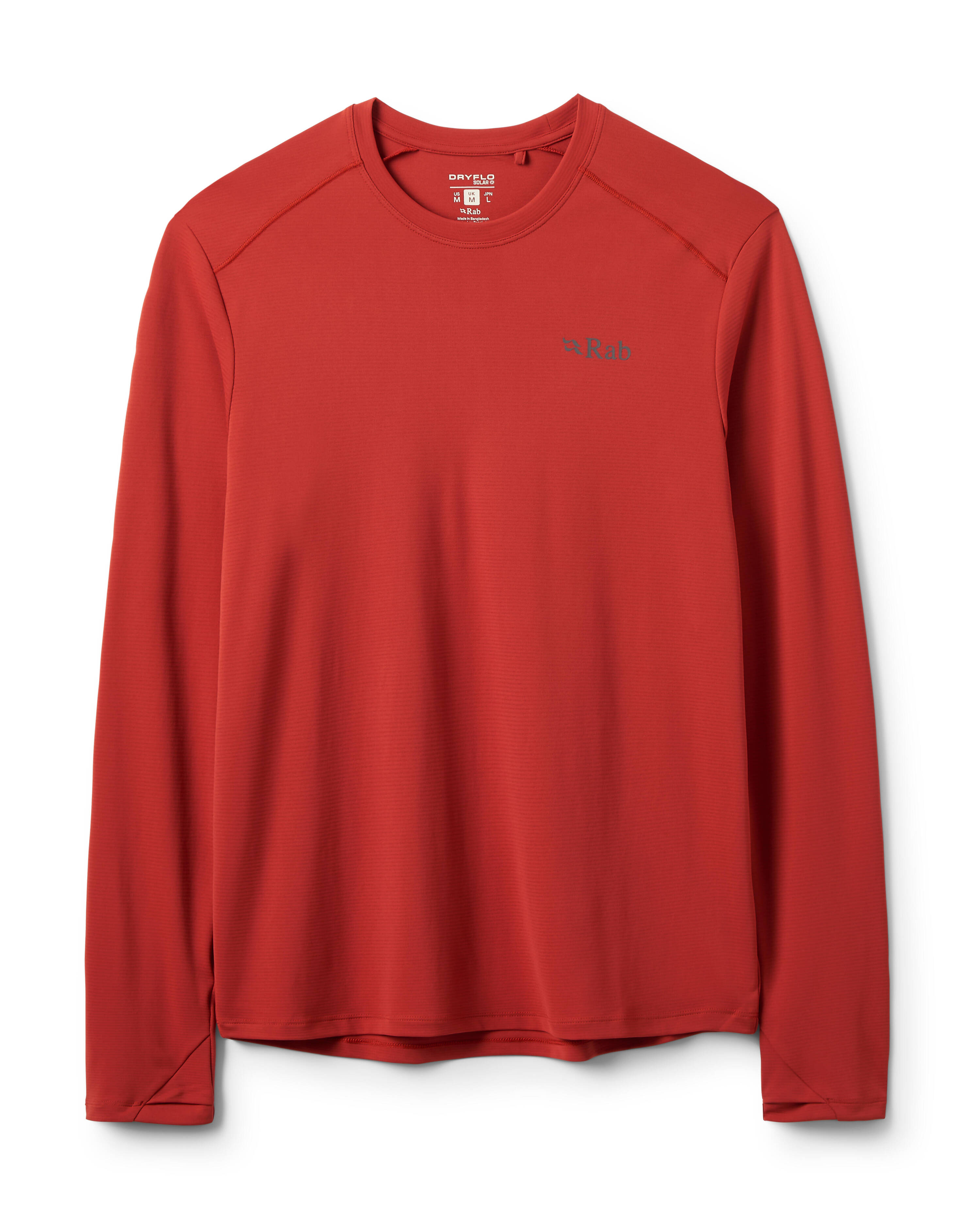 Rab Men's Force Long Sleeve Baselayer Top Tuscan Red -  1