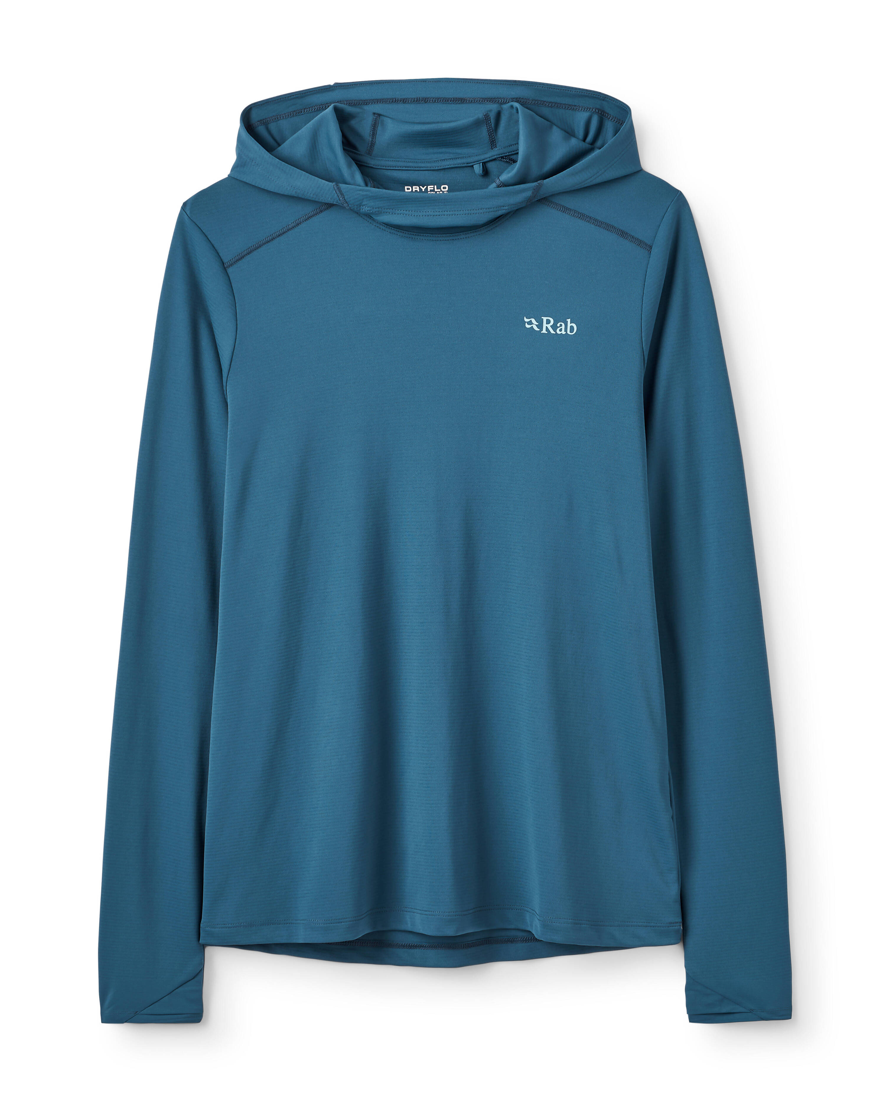 Rab Women's Force Baselayer Hoody Tempest Blue -  1
