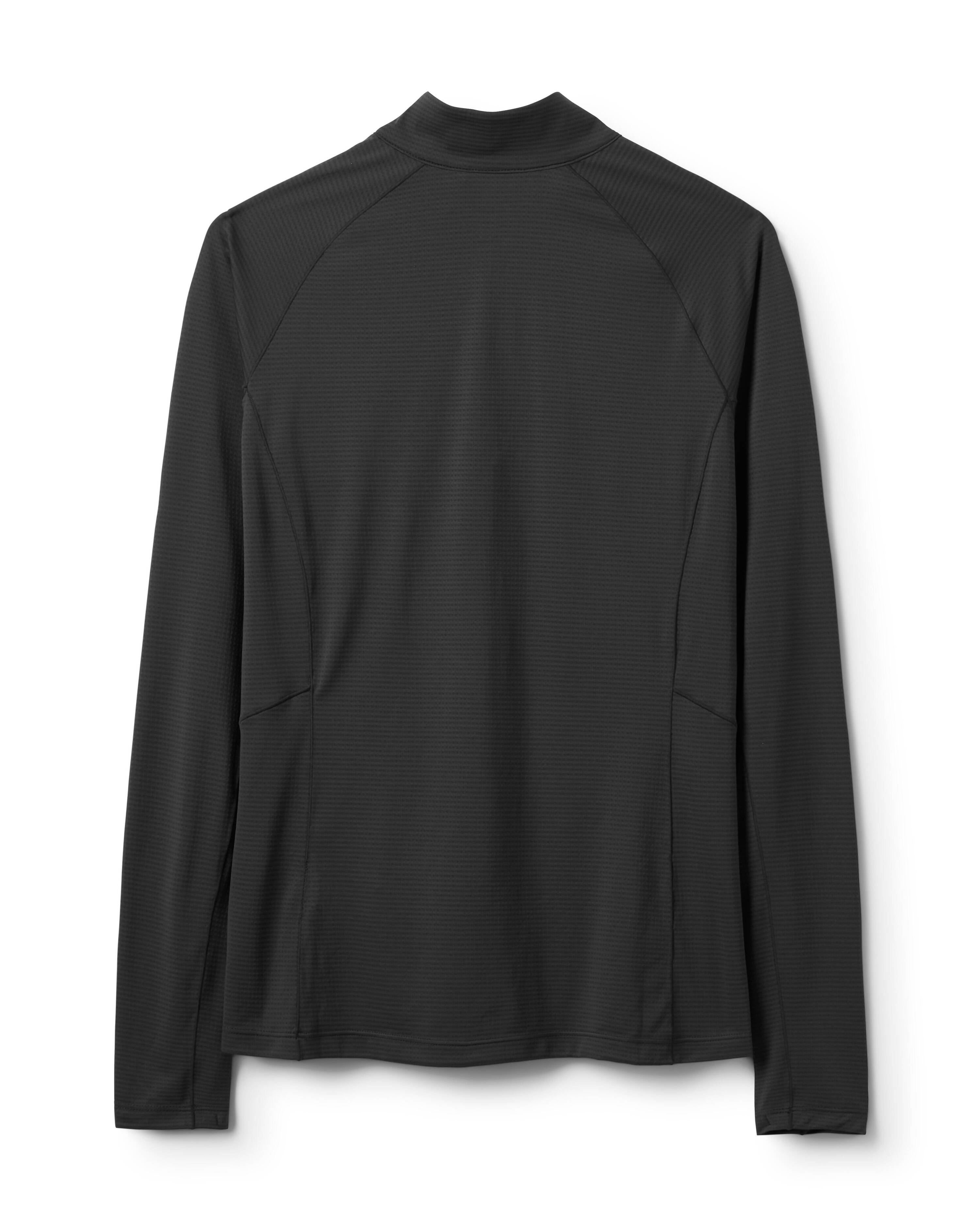 Rab Women's Sonic Long Sleeve Baselayer Zip Top Beluga -  2