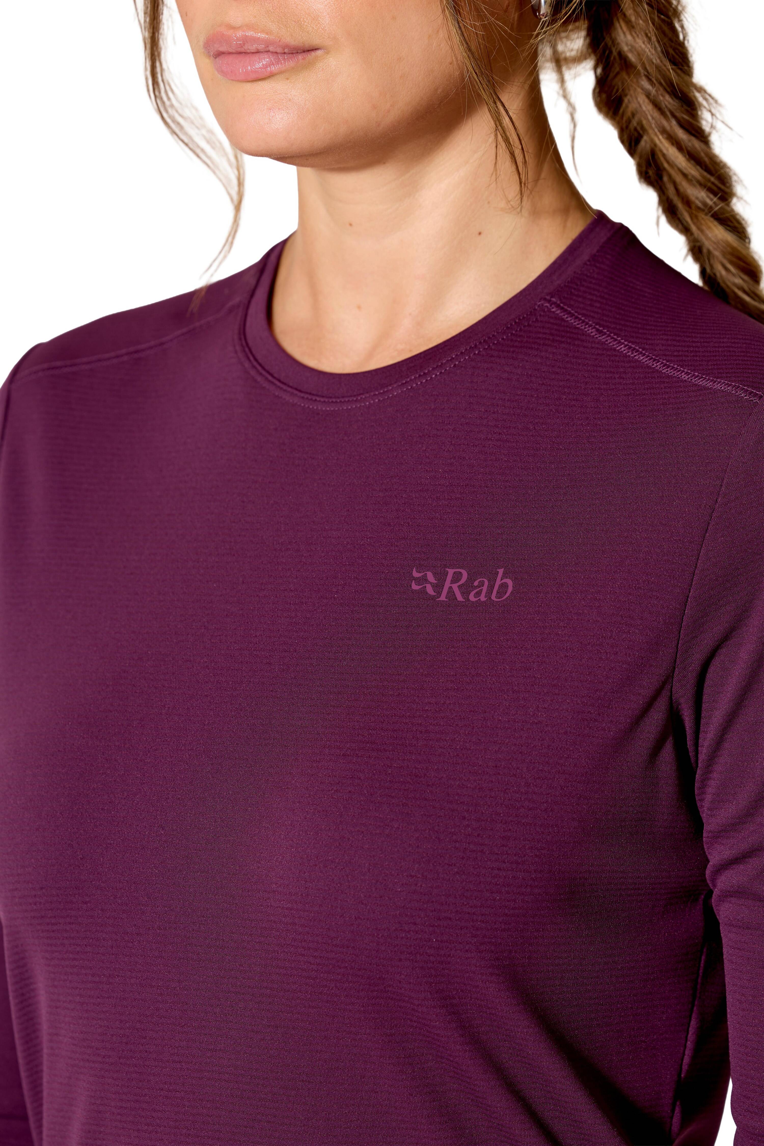 Rab Women's Force Long Sleeve Baselayer Top Mulberry -  4