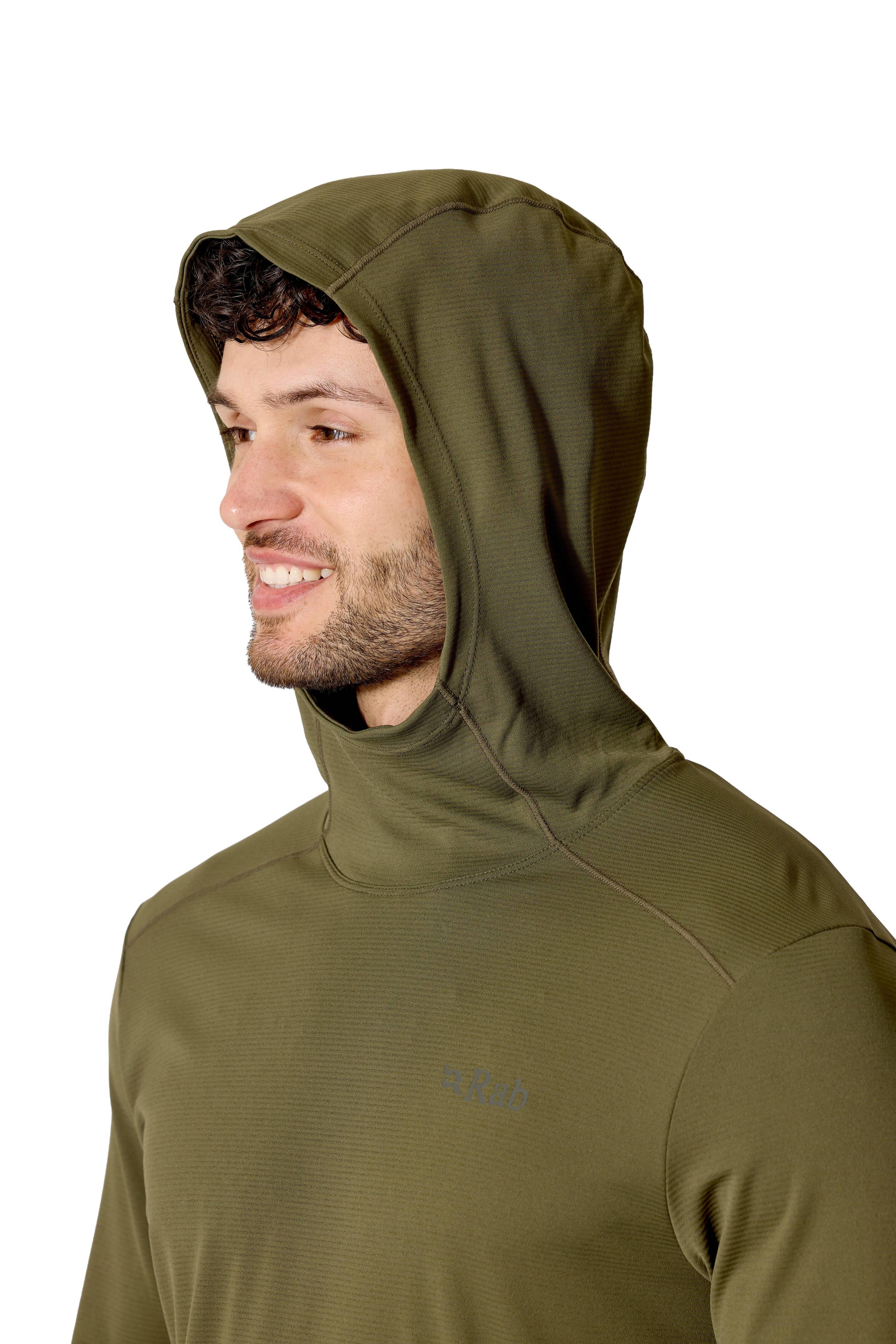 Rab Men's Force Baselayer Hoody  Olive -  4