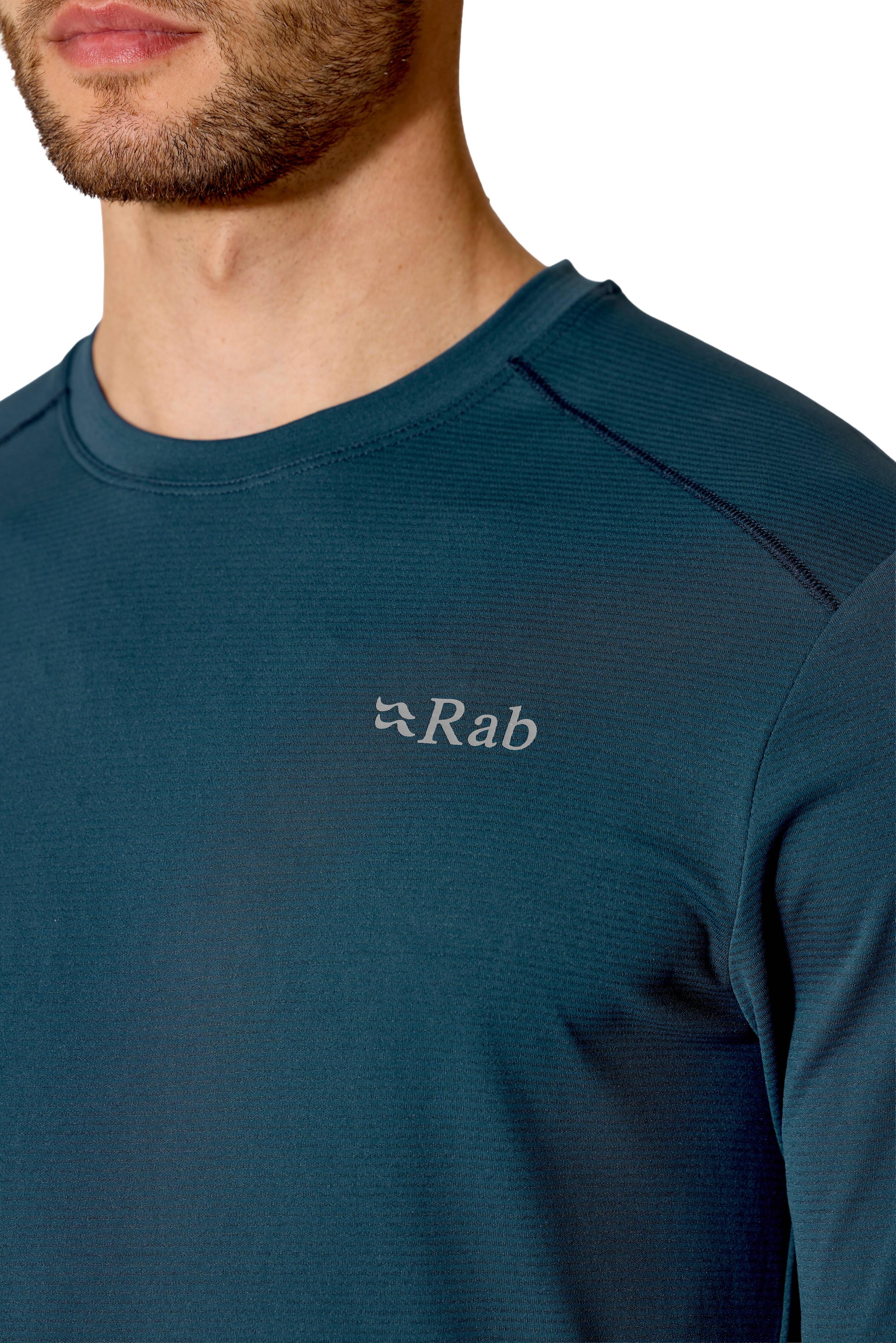Rab Men's Force Long Sleeve Baselayer Top Tempest Blue -  4