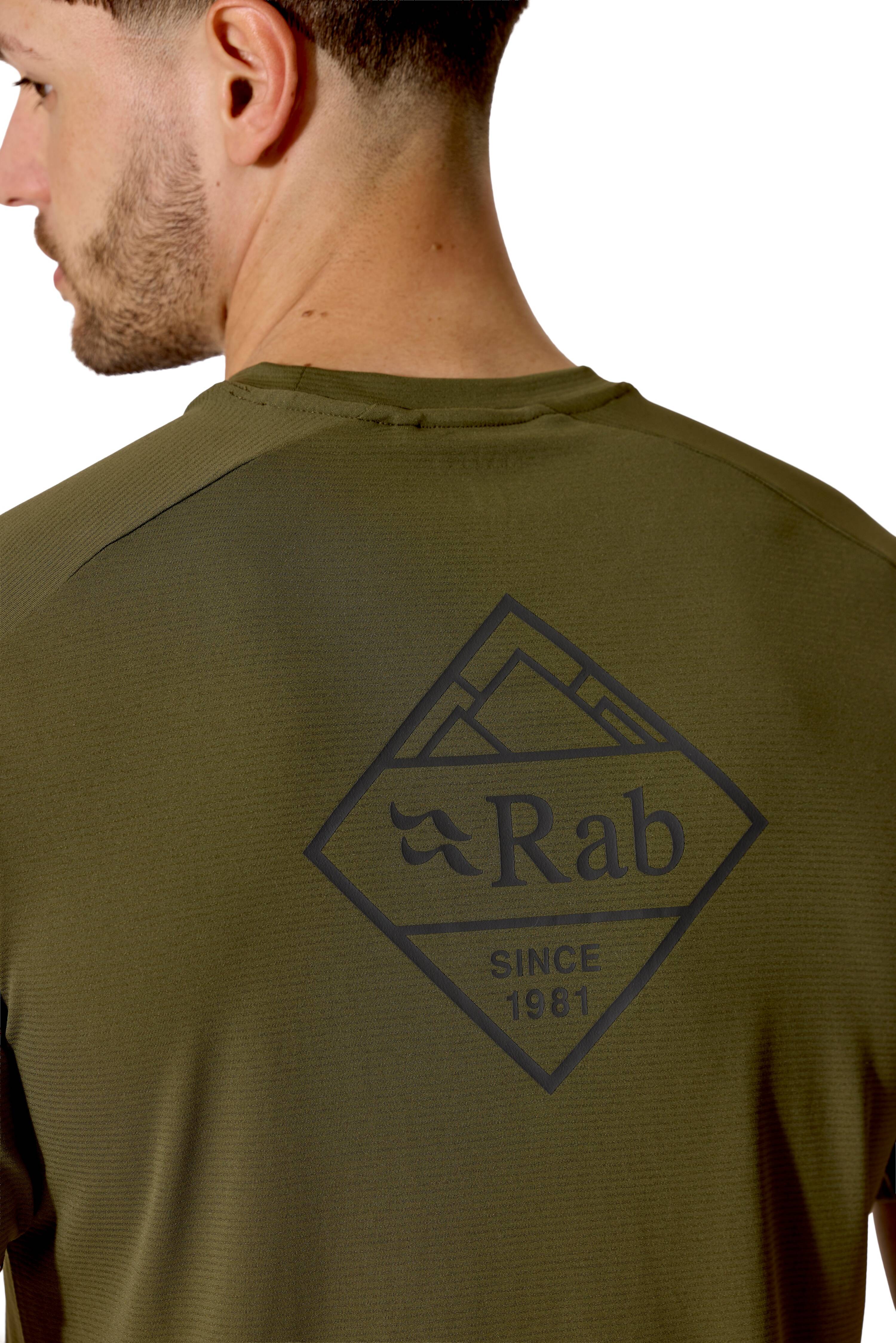 Men's Force Stamp Tee Olive -  4