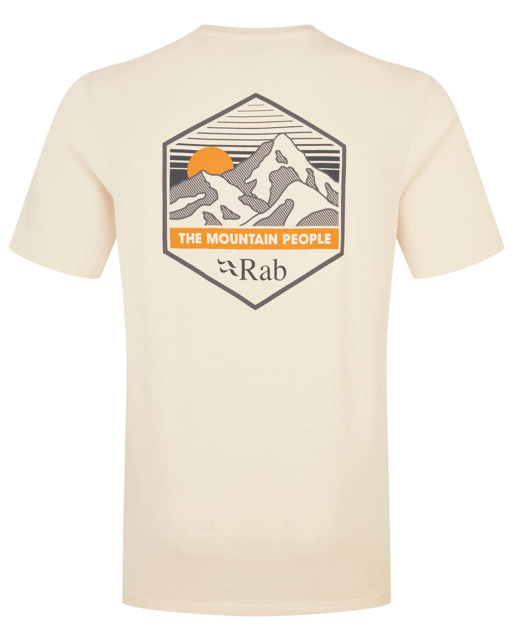 Rab Men's Stance Mountain Peak Tee Ecru -  2