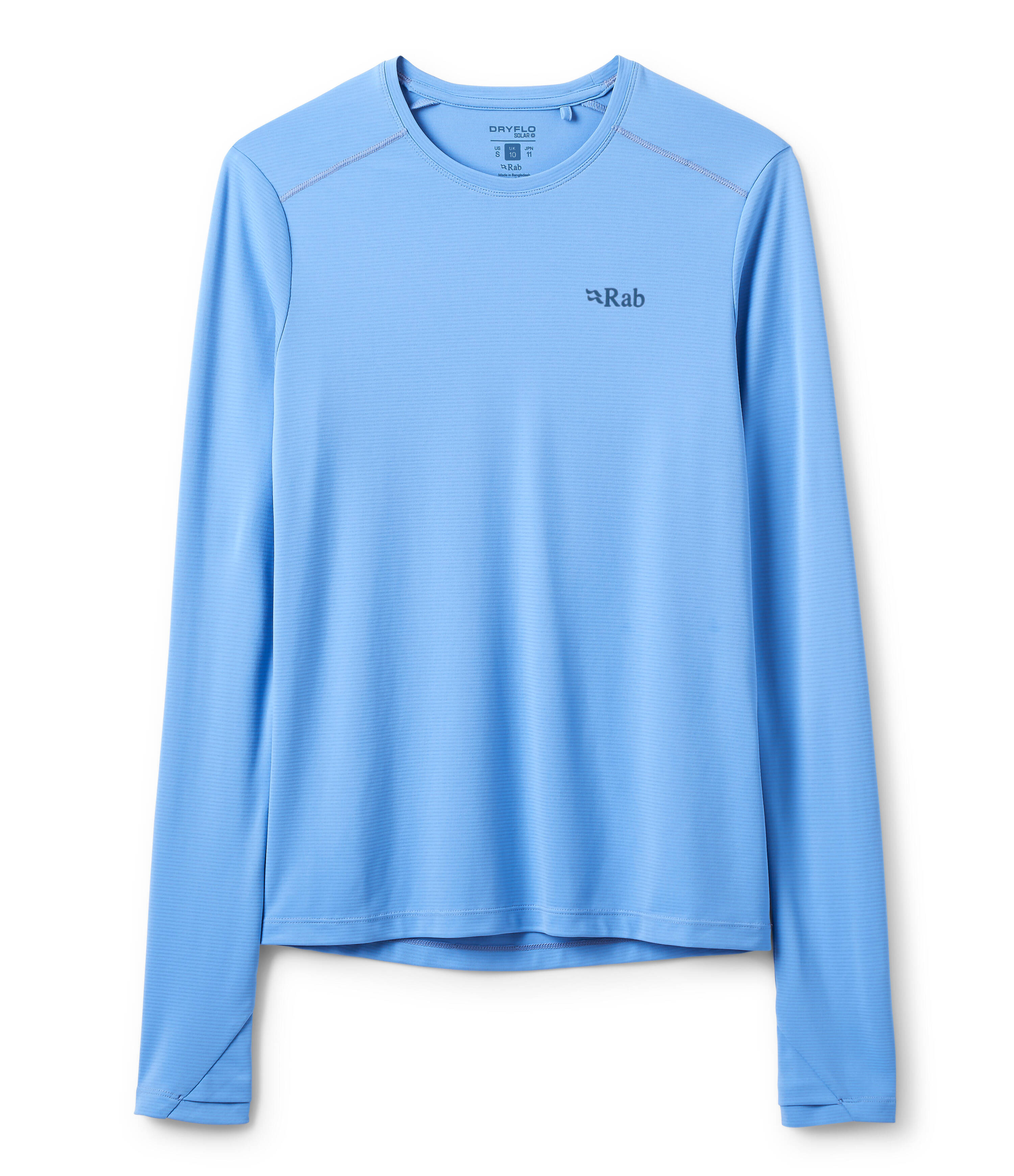 Rab Women's Force Long Sleeve Baselayer Top Bluebird -  1