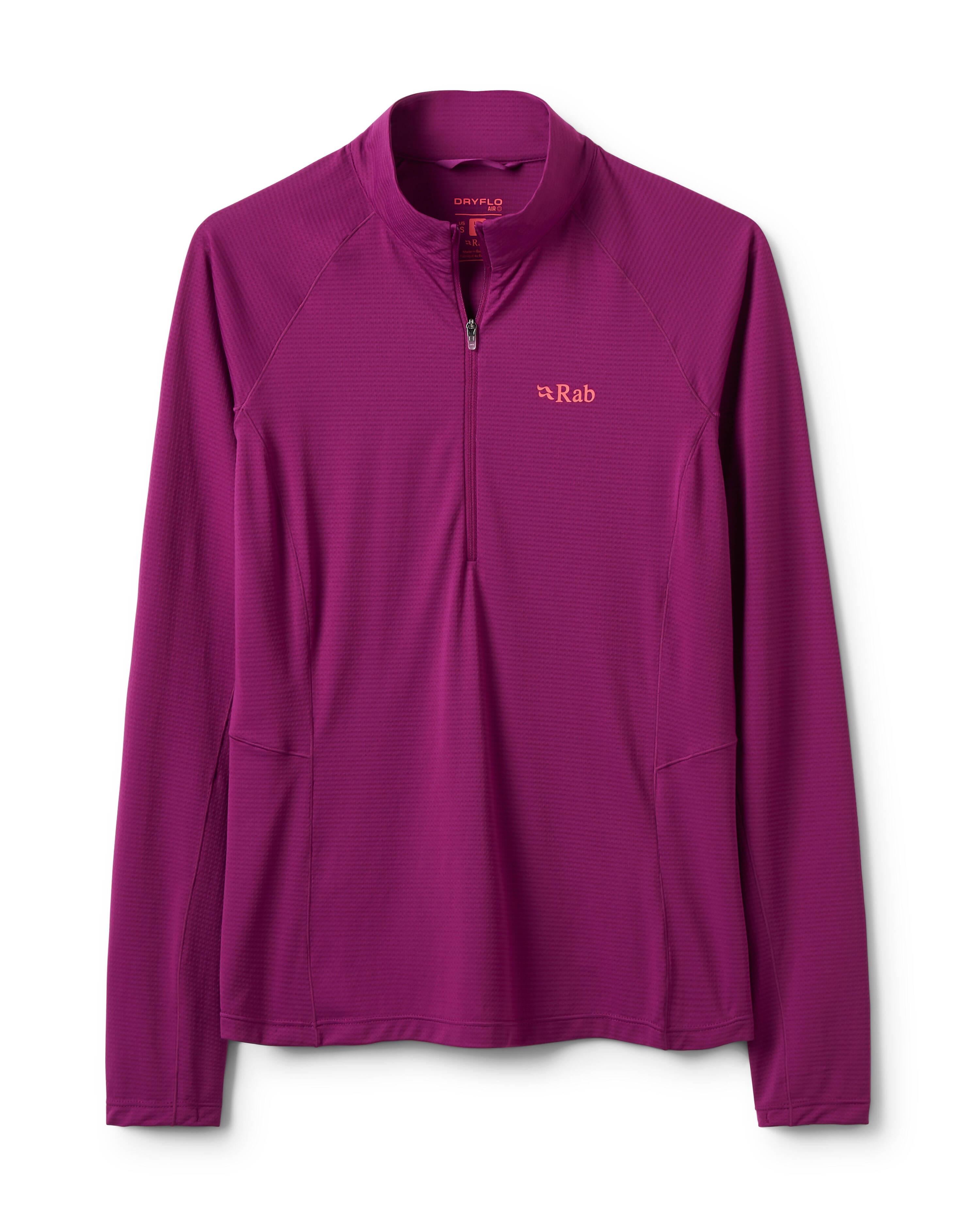 Rab Women's Sonic Long Sleeve Baselayer Zip Top  Plum -  1