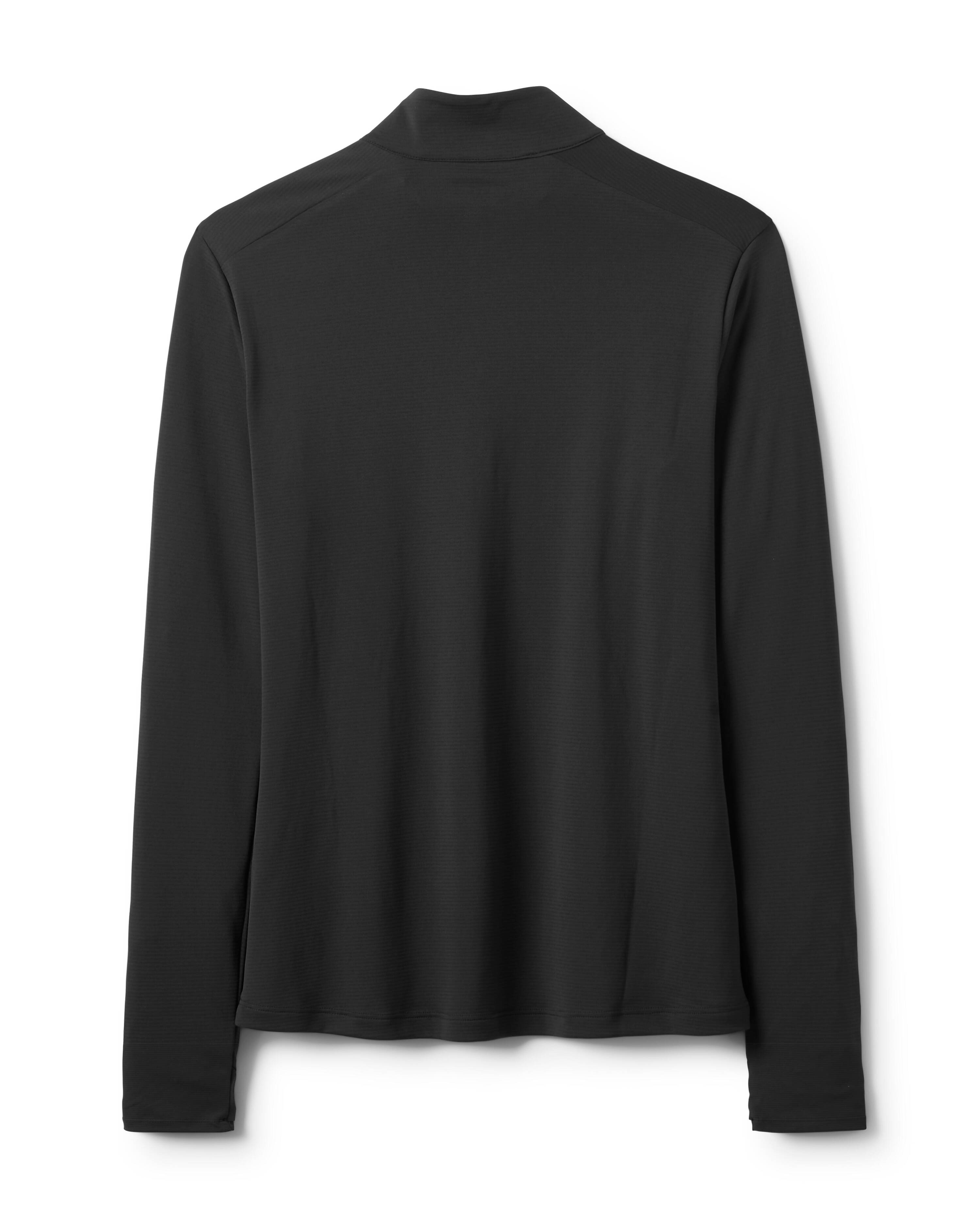 Rab Women's Force Long Sleeve Baselayer Zip Top Black -  2