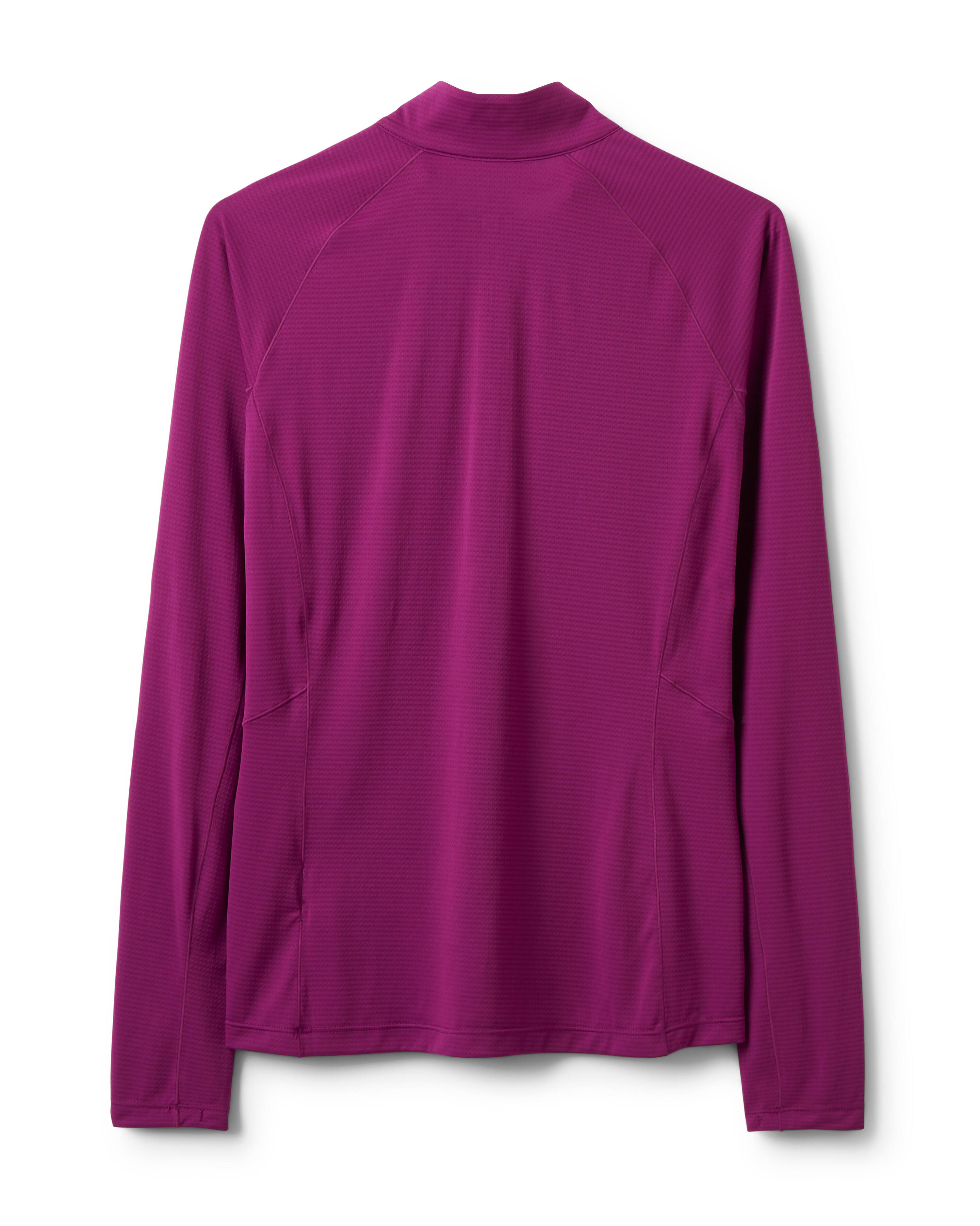 Rab Women's Sonic Long Sleeve Baselayer Zip Top  Plum -  2