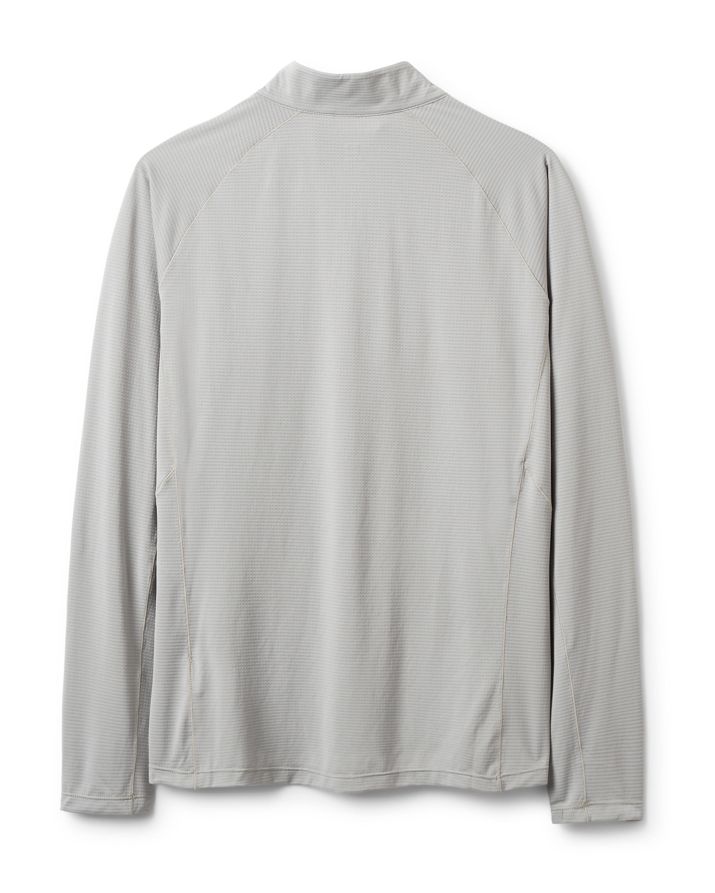 Rab Men's Sonic Long Sleeve Baselayer Zip Top Light Zinc -  2