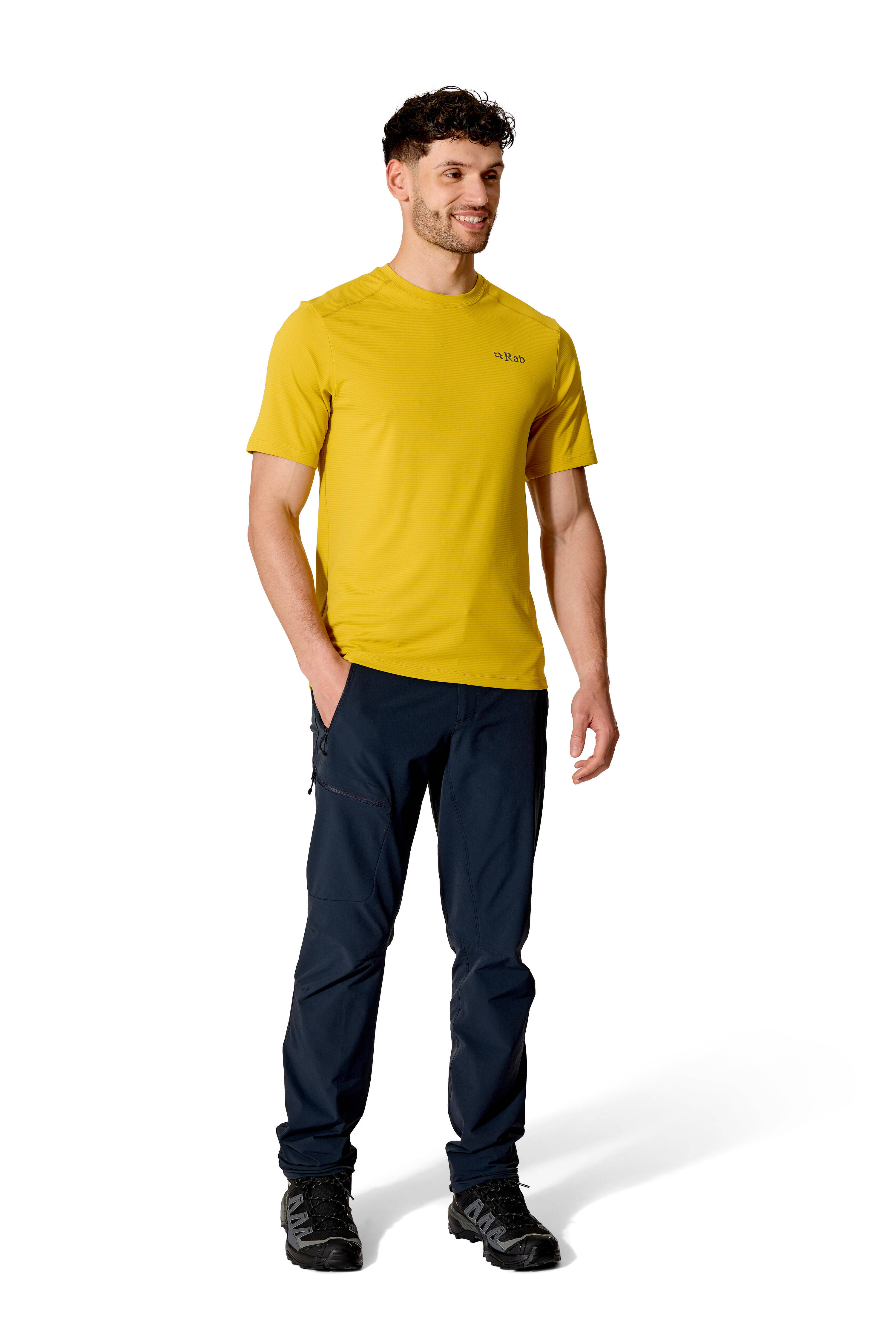 Rab Men's Force Esker Baselayer Tee Dark Pollen -  4