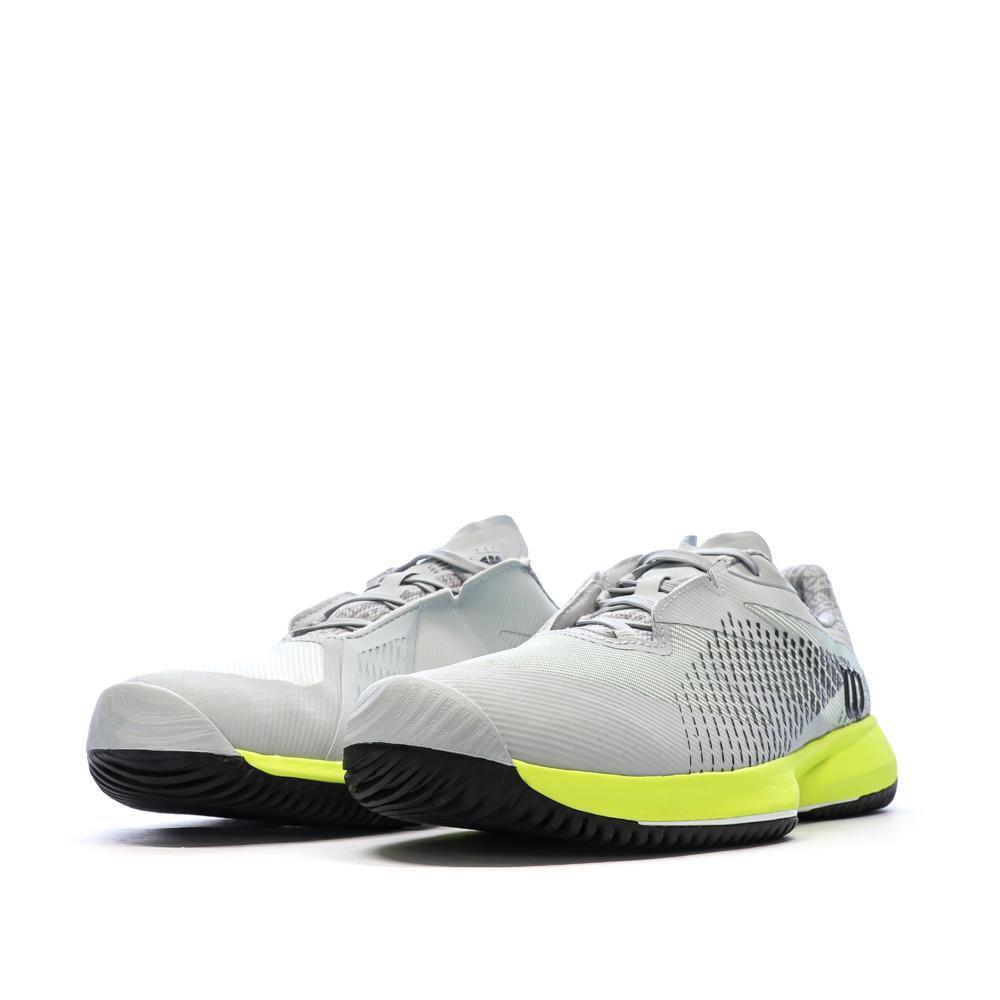 Zapatillas de Tenis Wilson Hurakn Grises/Amarillas para Hombre 6/7