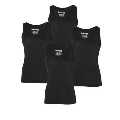 Apollo (sports) - bamboe t-shirt dames - wit - maat xl - 4-pack - voordeelpakket