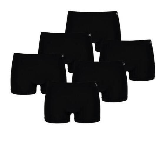 Apollo (Sports) - Bamboe Hipster Naadloos - Zwart - Maat S - 6-Pack -
