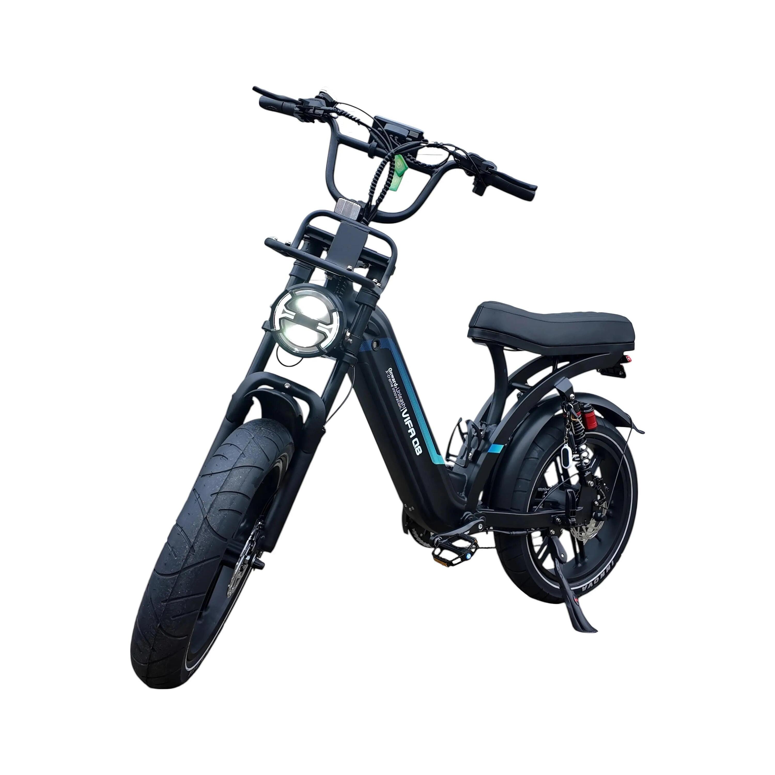 AE-trading Ouxi Q8 Fatbike – Zwart – Lage Instap 3/5