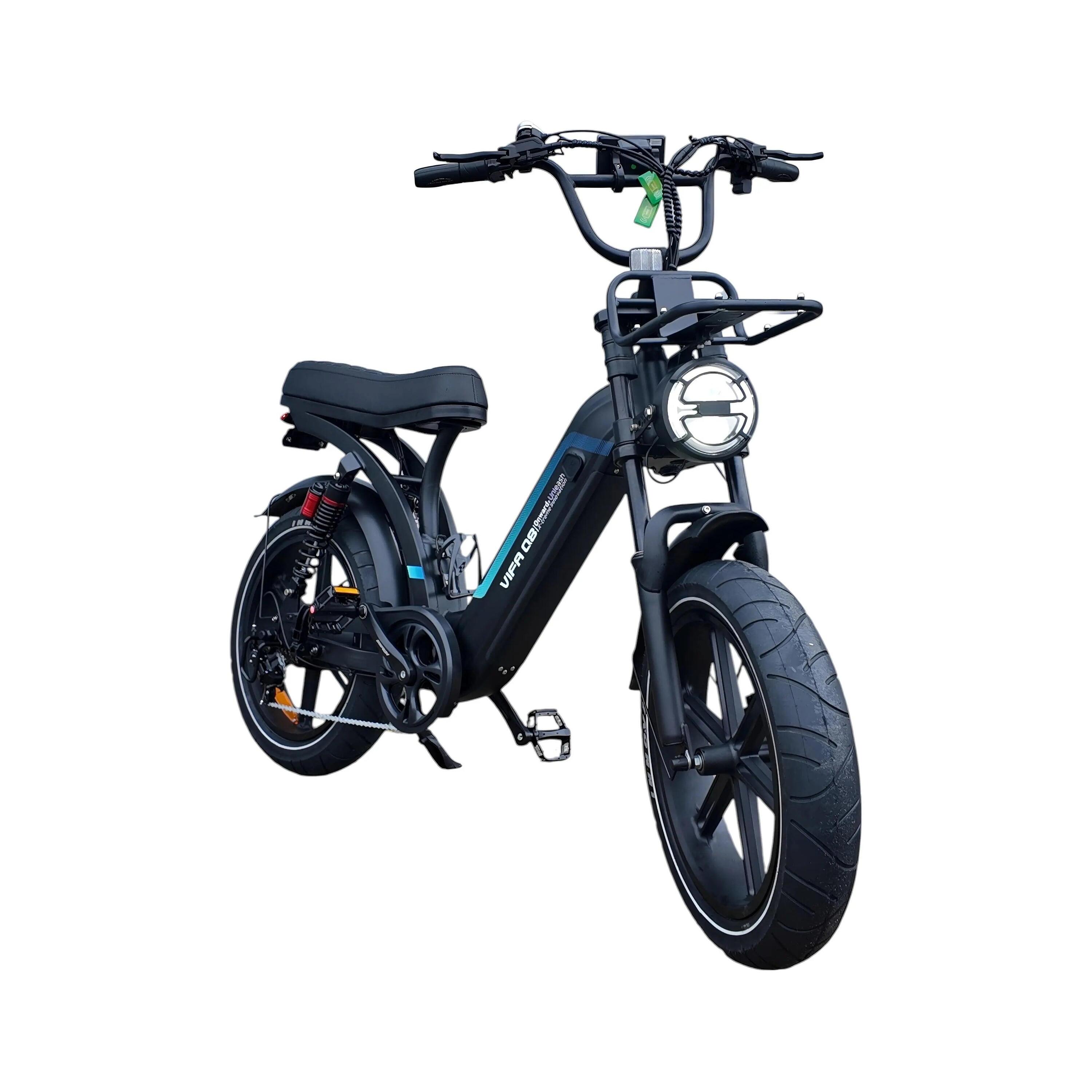 AE-trading Ouxi Q8 Fatbike – Zwart – Lage Instap 2/5