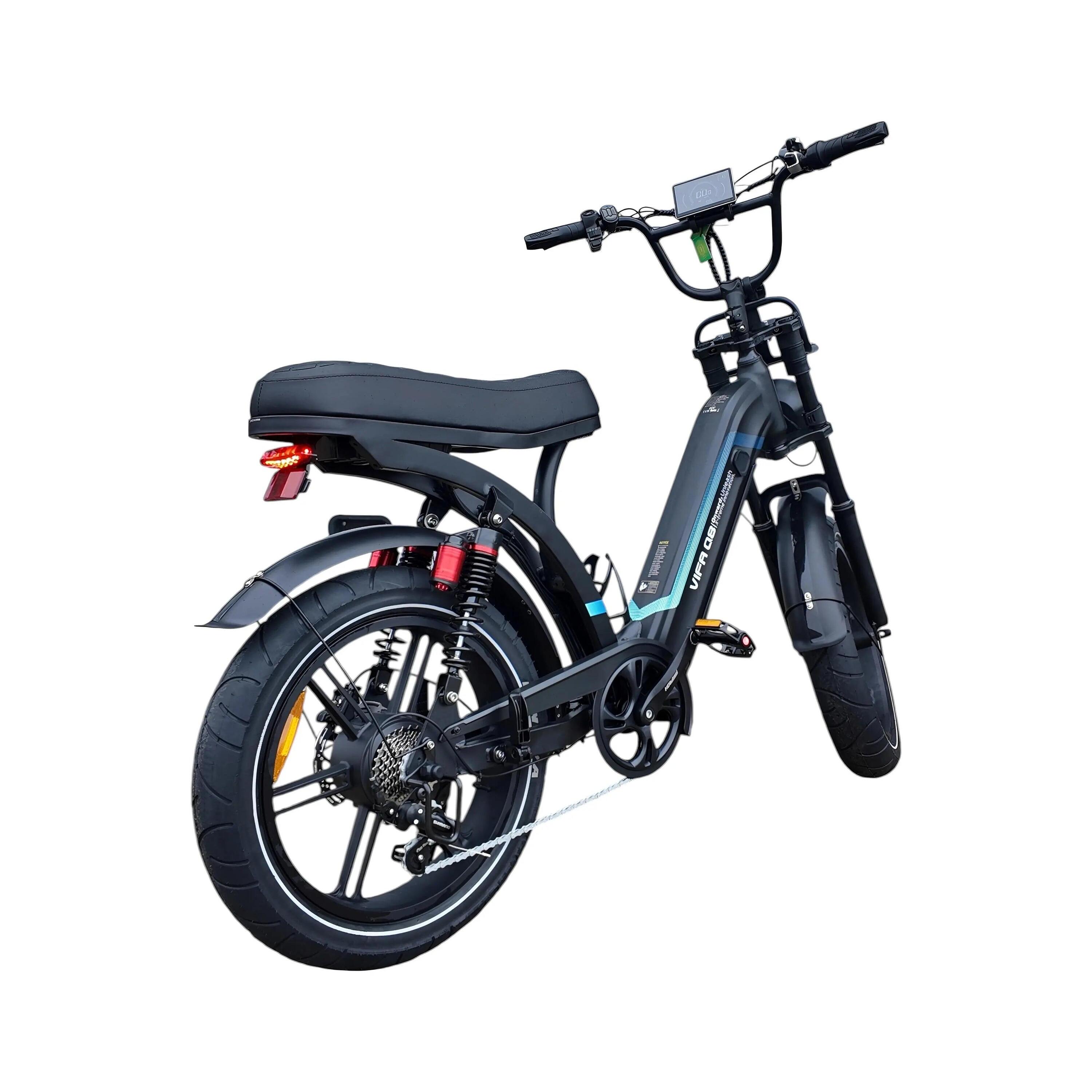 AE-trading Ouxi Q8 Fatbike – Zwart – Lage Instap 5/5