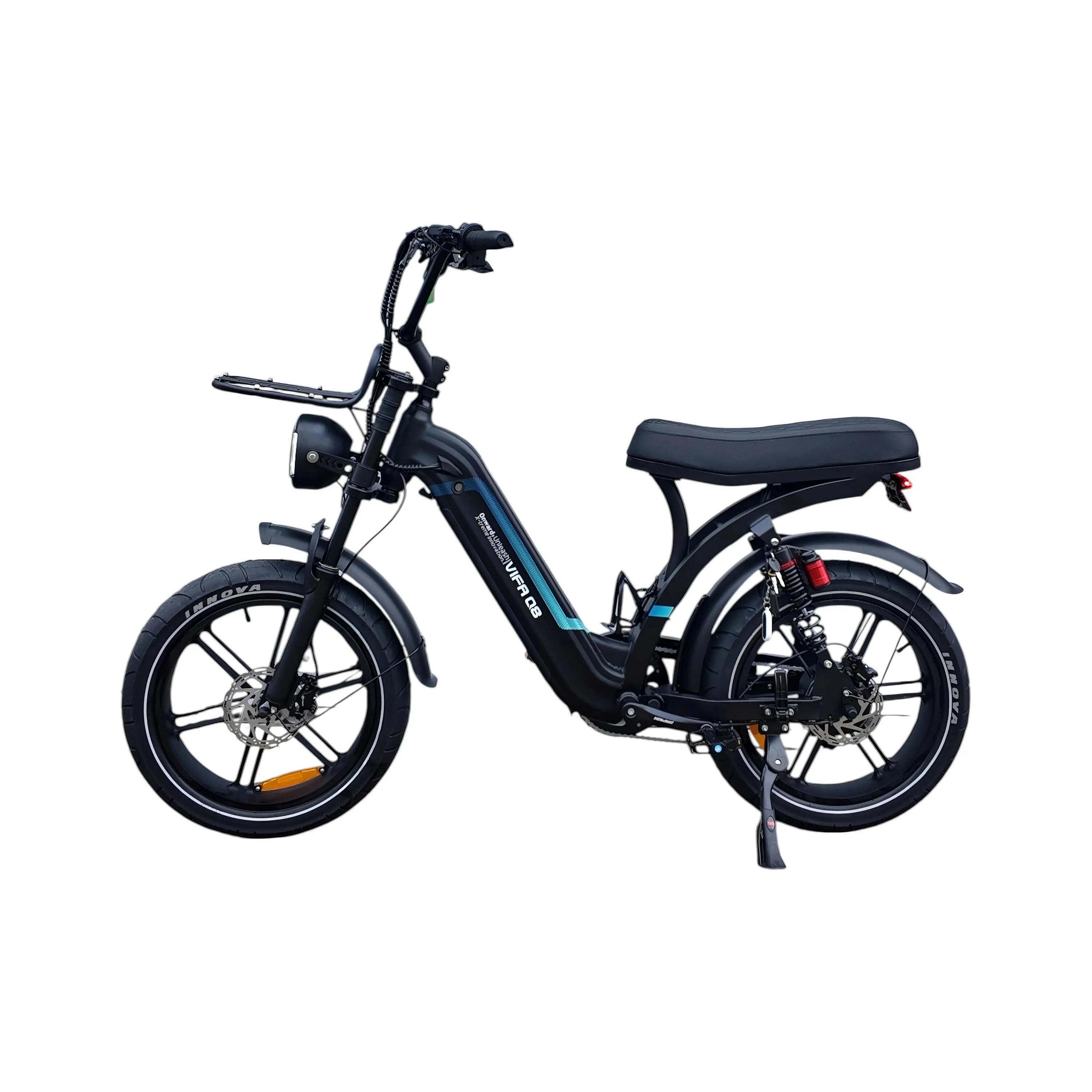 AE-trading Ouxi Q8 Fatbike – Zwart – Lage Instap 4/5