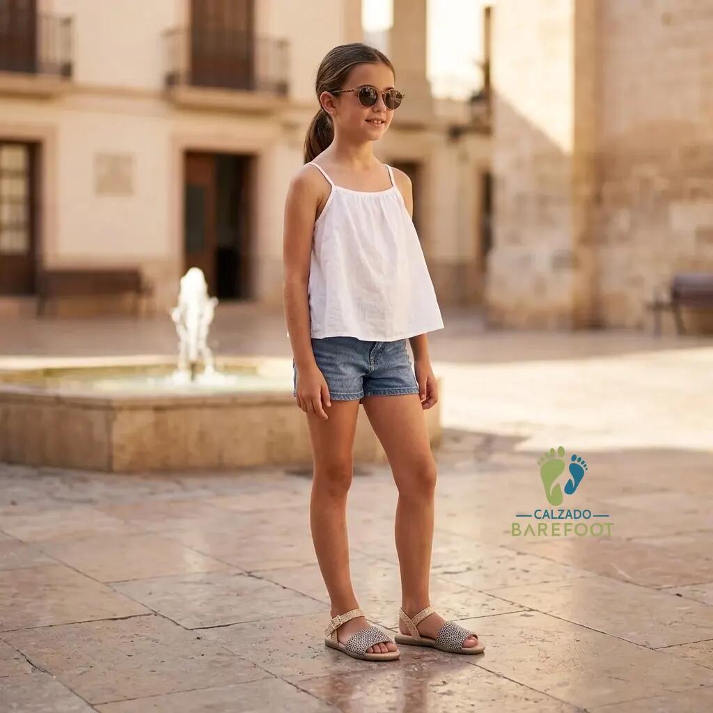 Mustang Free Sandalias Puntitos - Talla 30 2/7