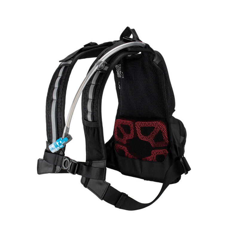 Mochila de hidratación MTB Enduro Race 1.5 Negra 3/4