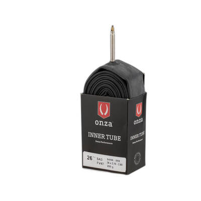 Camera d'aria made in Europe Onza SA3 0.9 mm valve FV47m 26x2.10 - 2.60