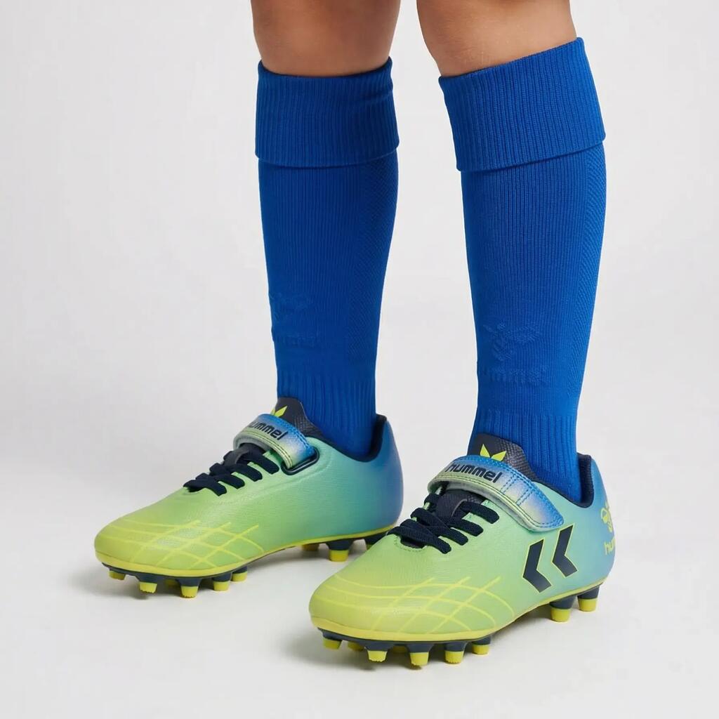 Hummel Top Star Kids Football Boots with Velcro Closure