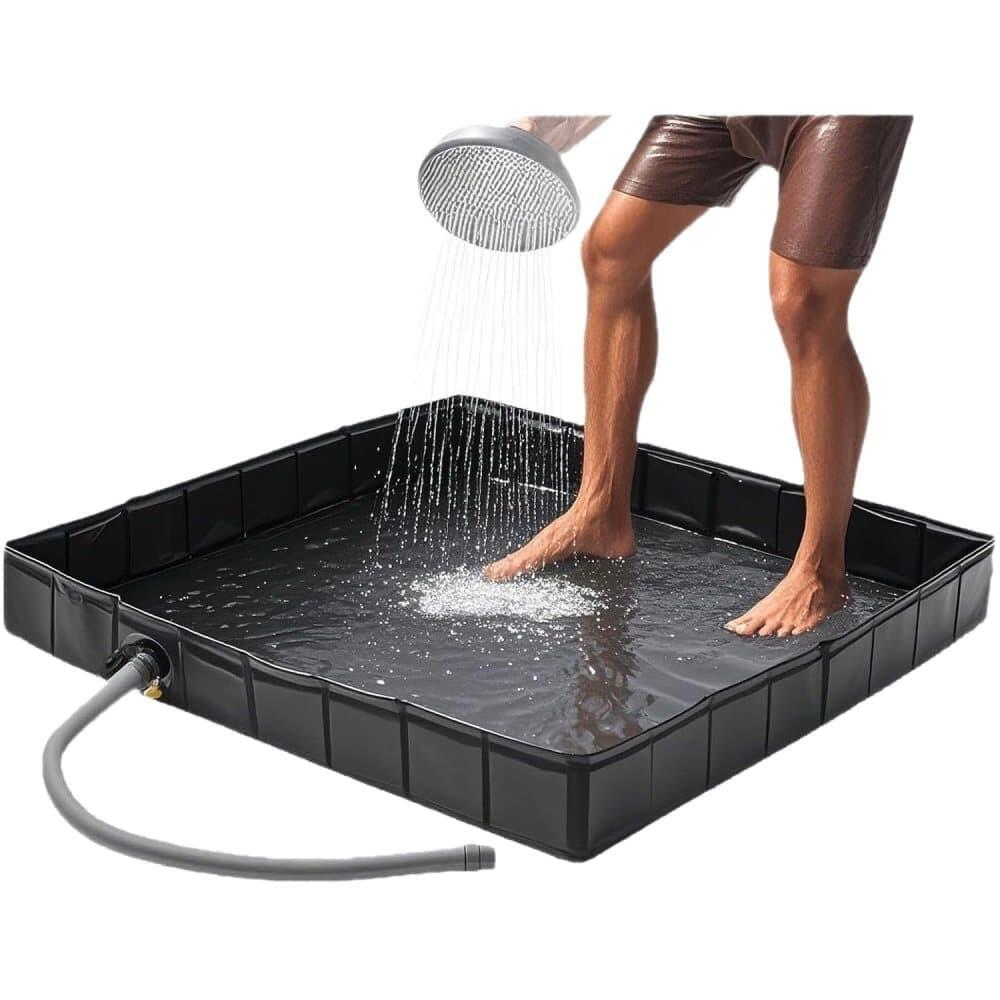 Portable Folding Camping Shower Base for Outdoor