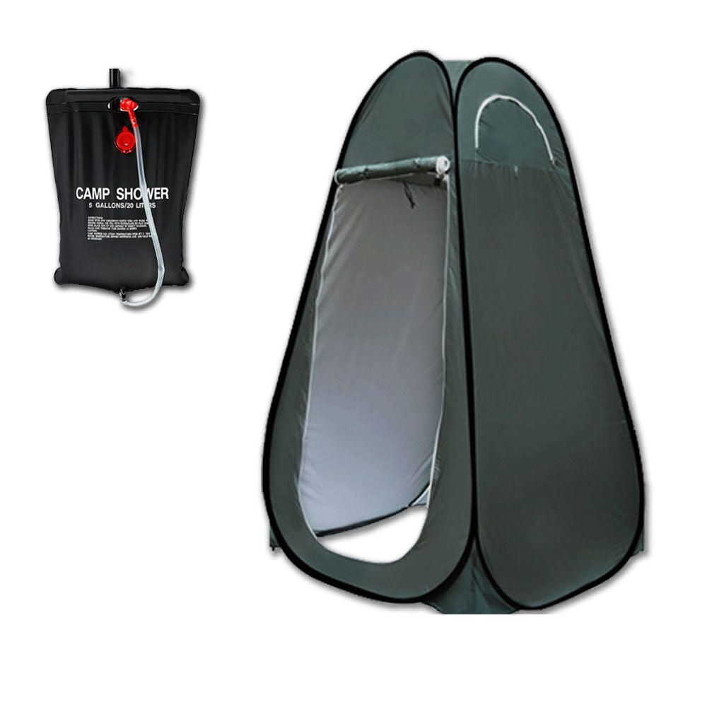 Pop Up Privacy Shower Tent for Outdoor and Camping - Green